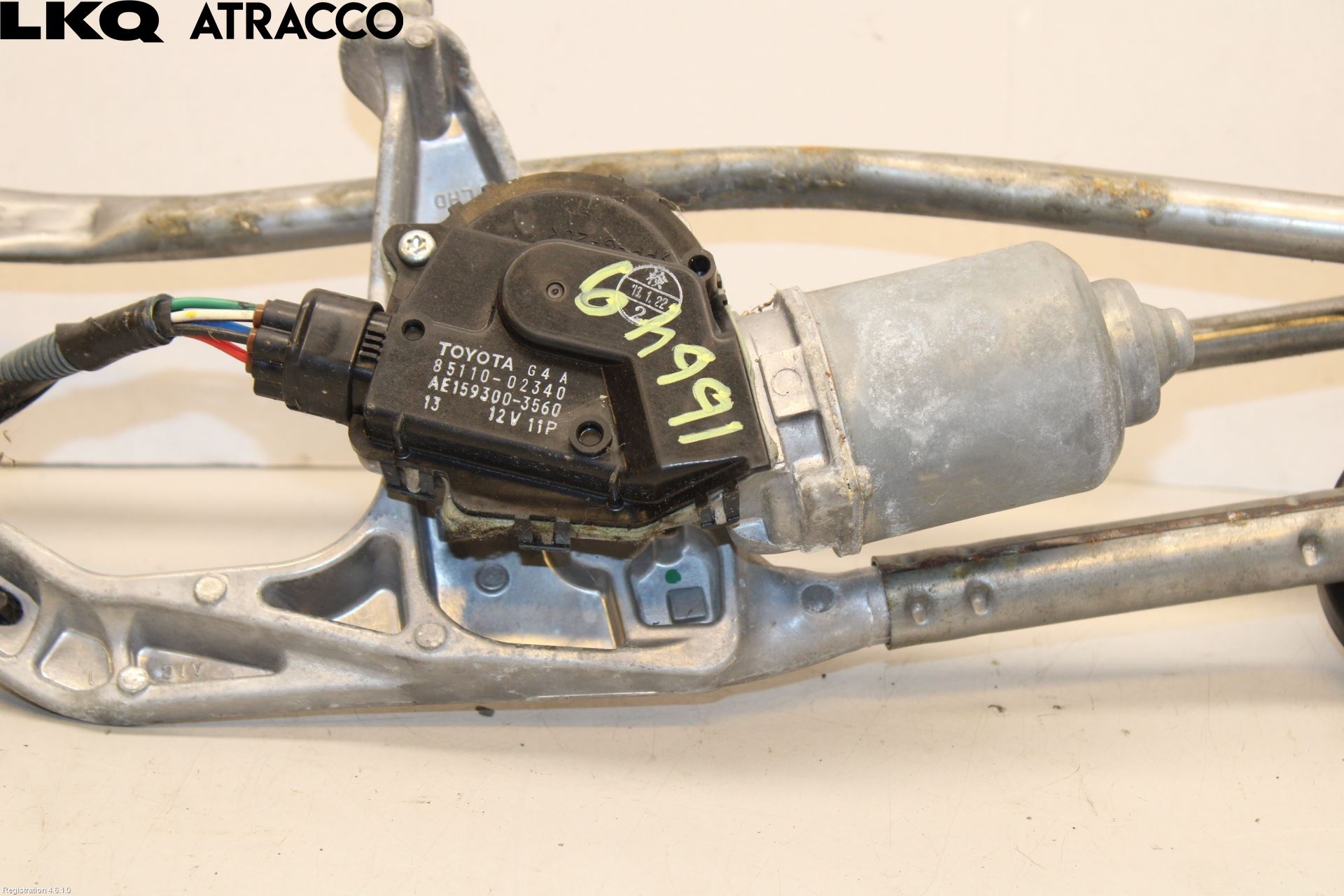 Toyota AURIS 13-19 Viskermotor Frontrute