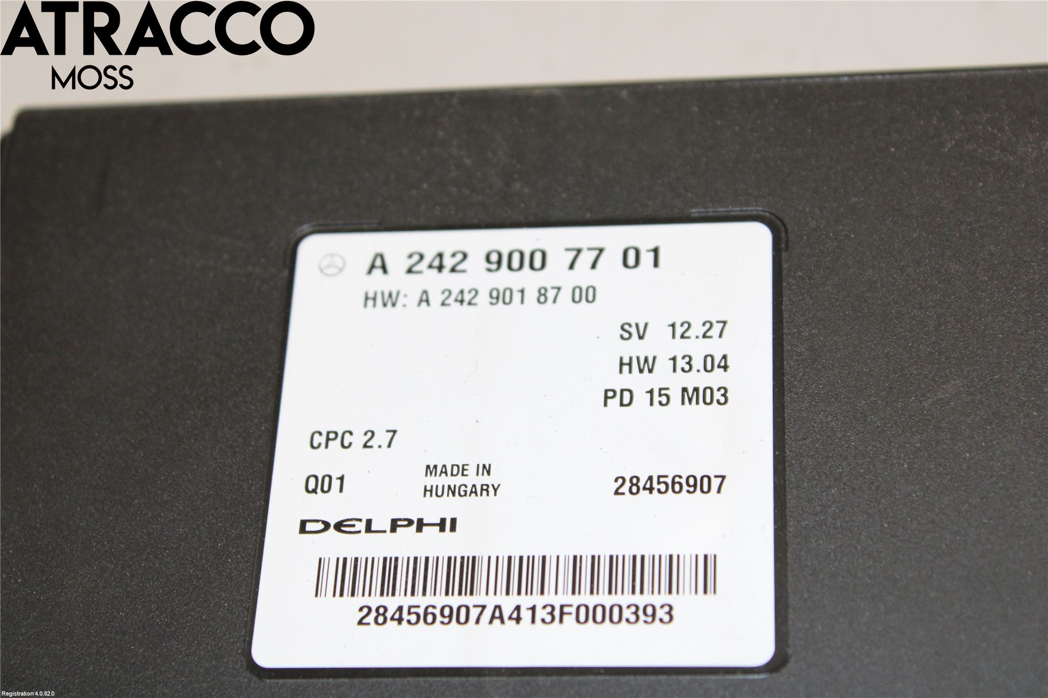 Mercedes-Benz MB B-KLASS (W246/W242) 12-19 Styreenhet Øvrig