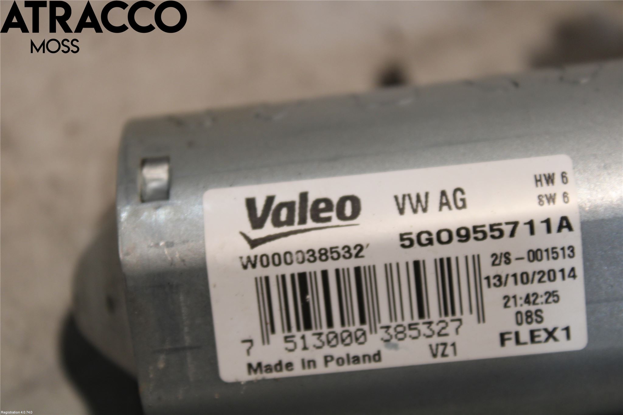 Volkswagen VW PASSAT 15-19 Viskermotor Bakluke