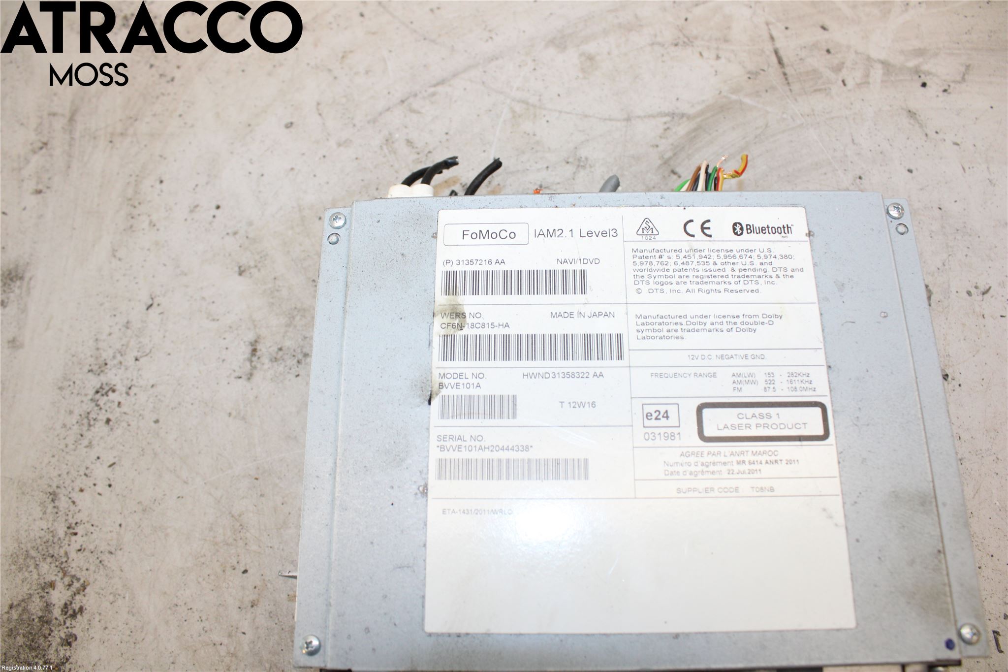 Volvo XC70 08-13 Stereo Radio