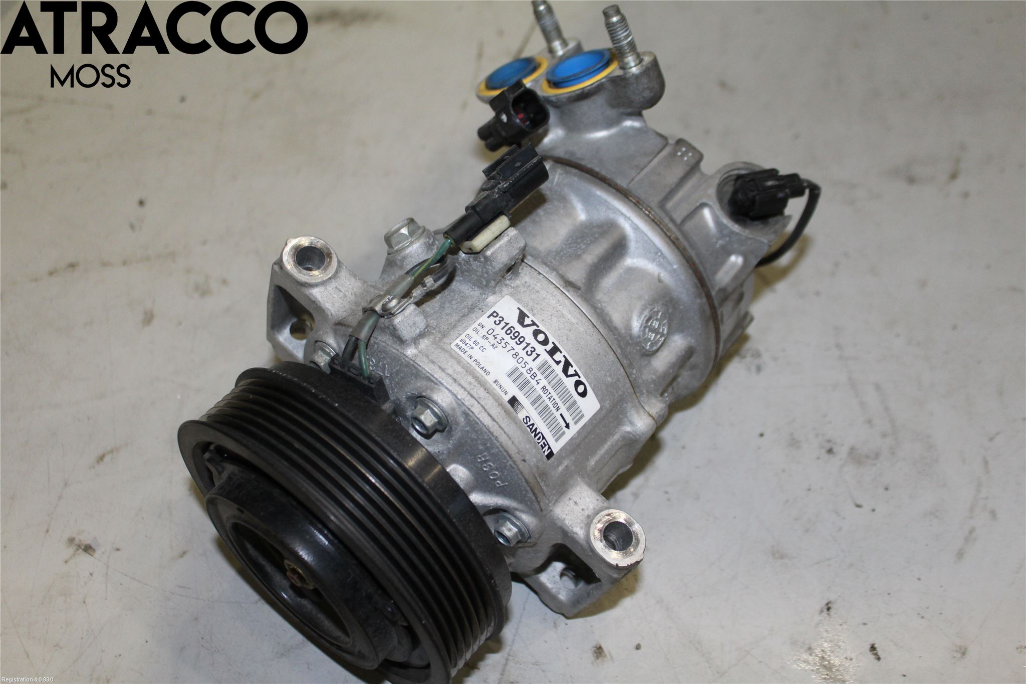 Volvo V90 CROSS COUNTRY 17->> Varme Ac Kompressor