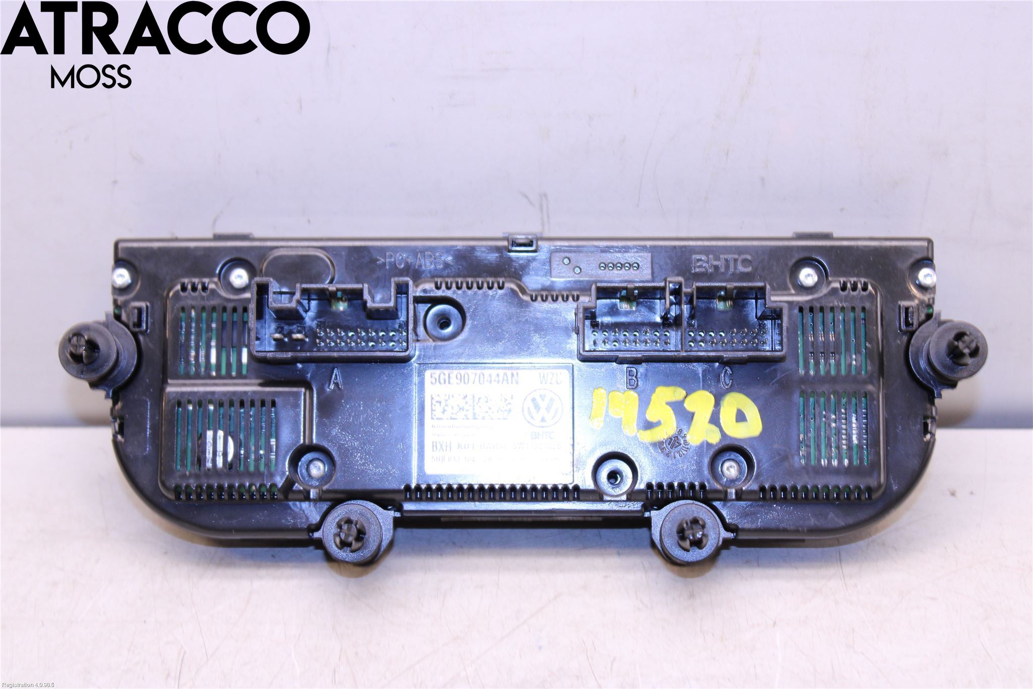 Volkswagen VW GOLF / E-GOLF VII 13-20 Varme Ac Betjening-Display