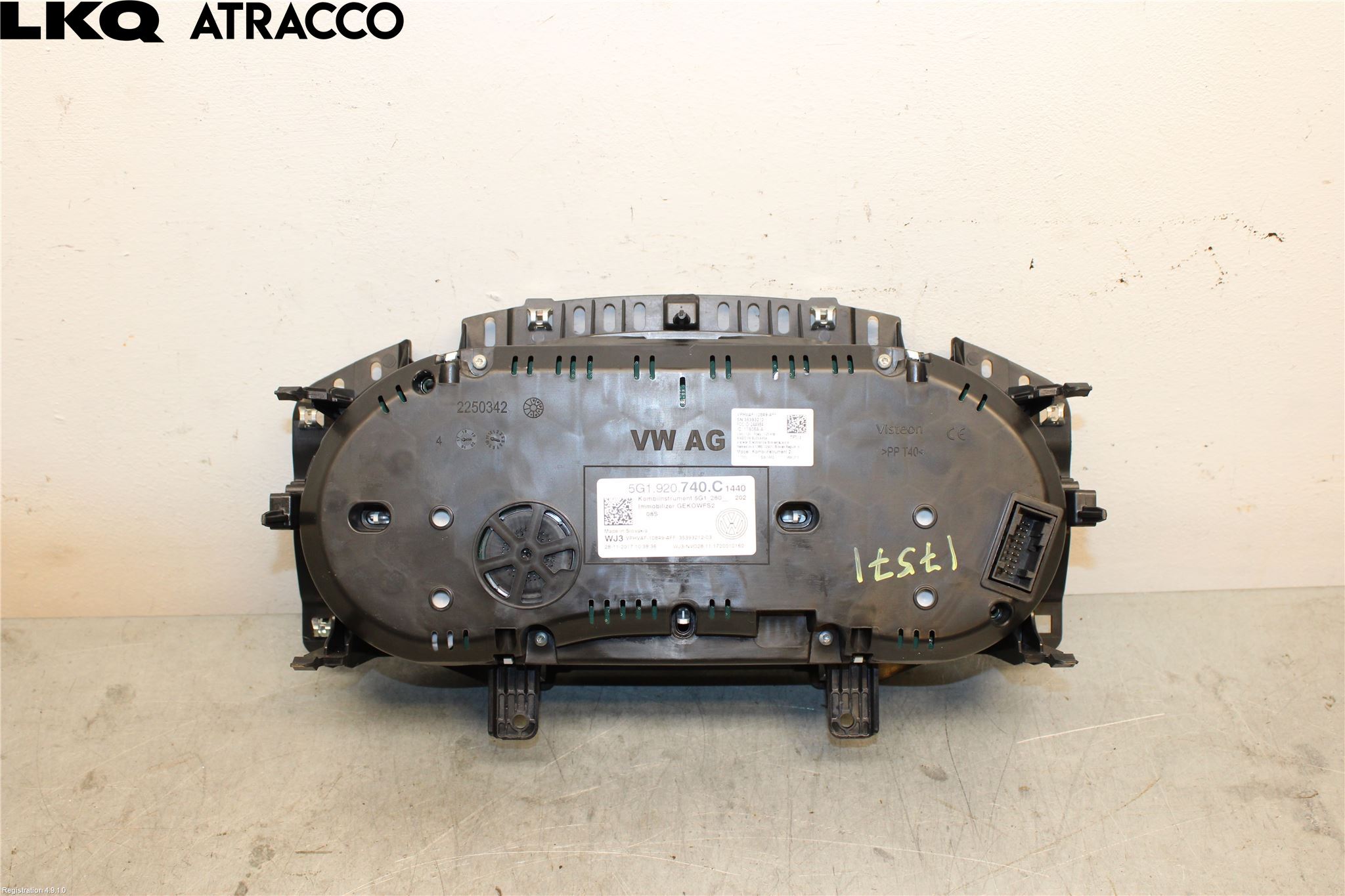 Volkswagen VW GOLF / E-GOLF VII 13-20 Instr Speedometer