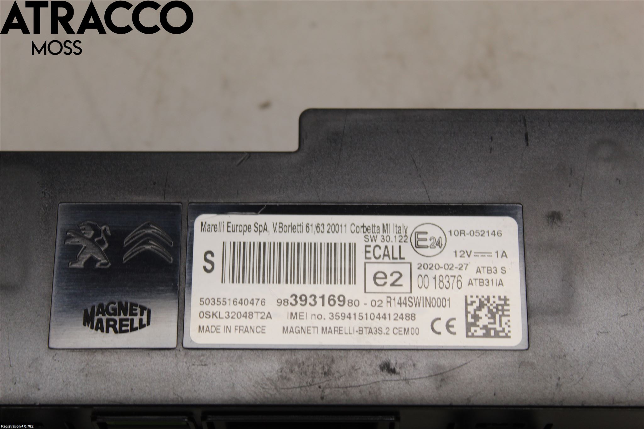 Citroen DS 7 CROSSBACK 19-23 Styreenhet Øvrig