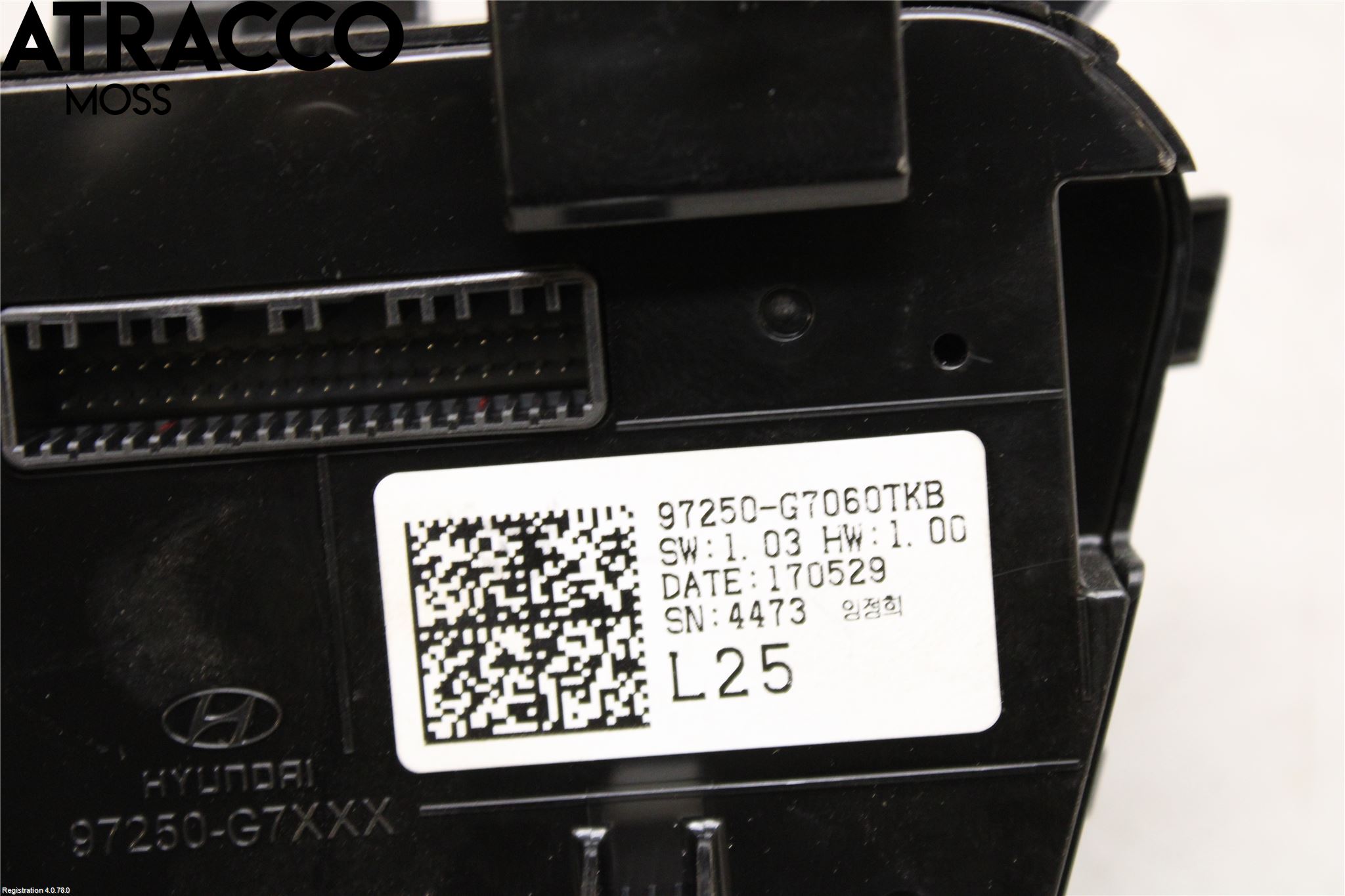 Hyundai IONIQ AE 17-22 Varme Ac Betjening-Display