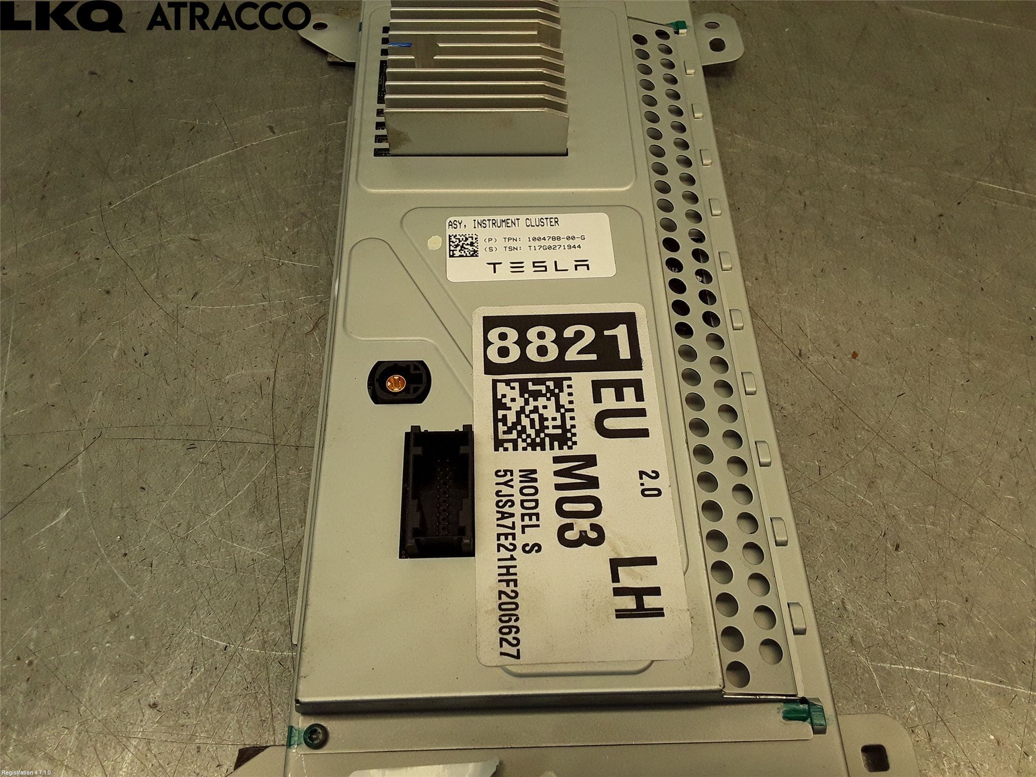 Tesla MODEL S 13- Multifunktionsdisplay