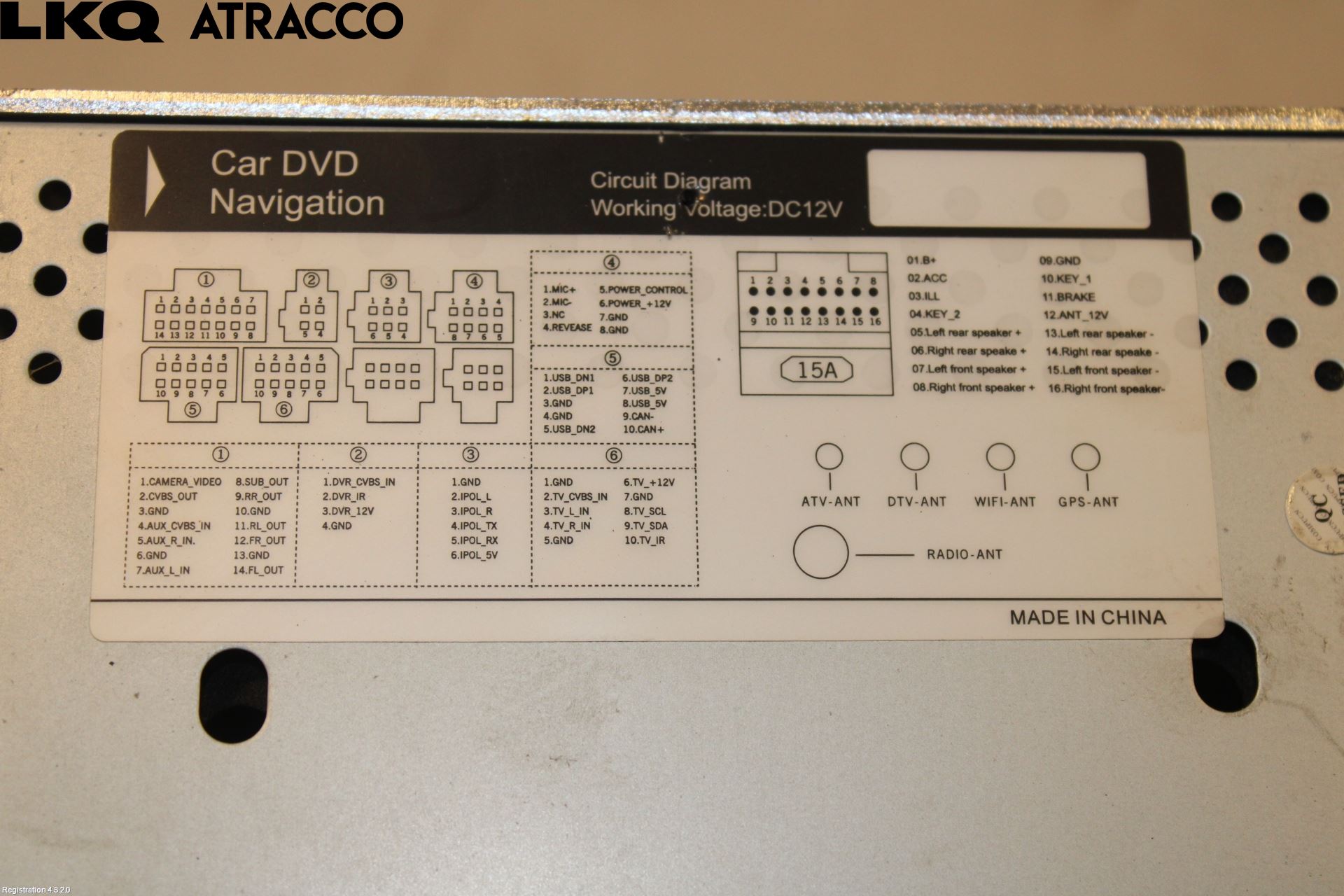 Mazda 6 13- Multifunktionsdisplay