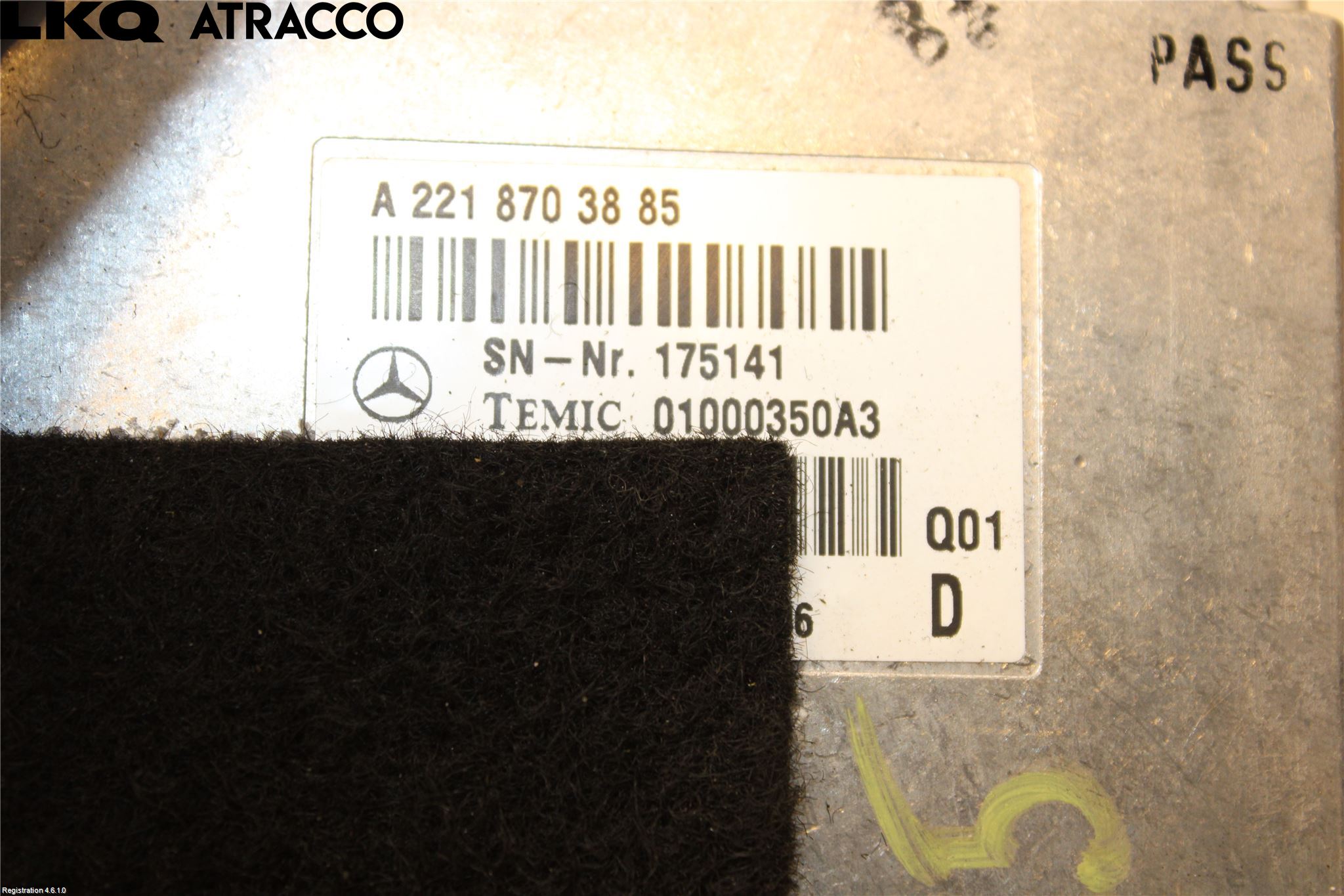 Mercedes-Benz MB S-KLASS (W221) 05-13 Styrenhet Multimedia