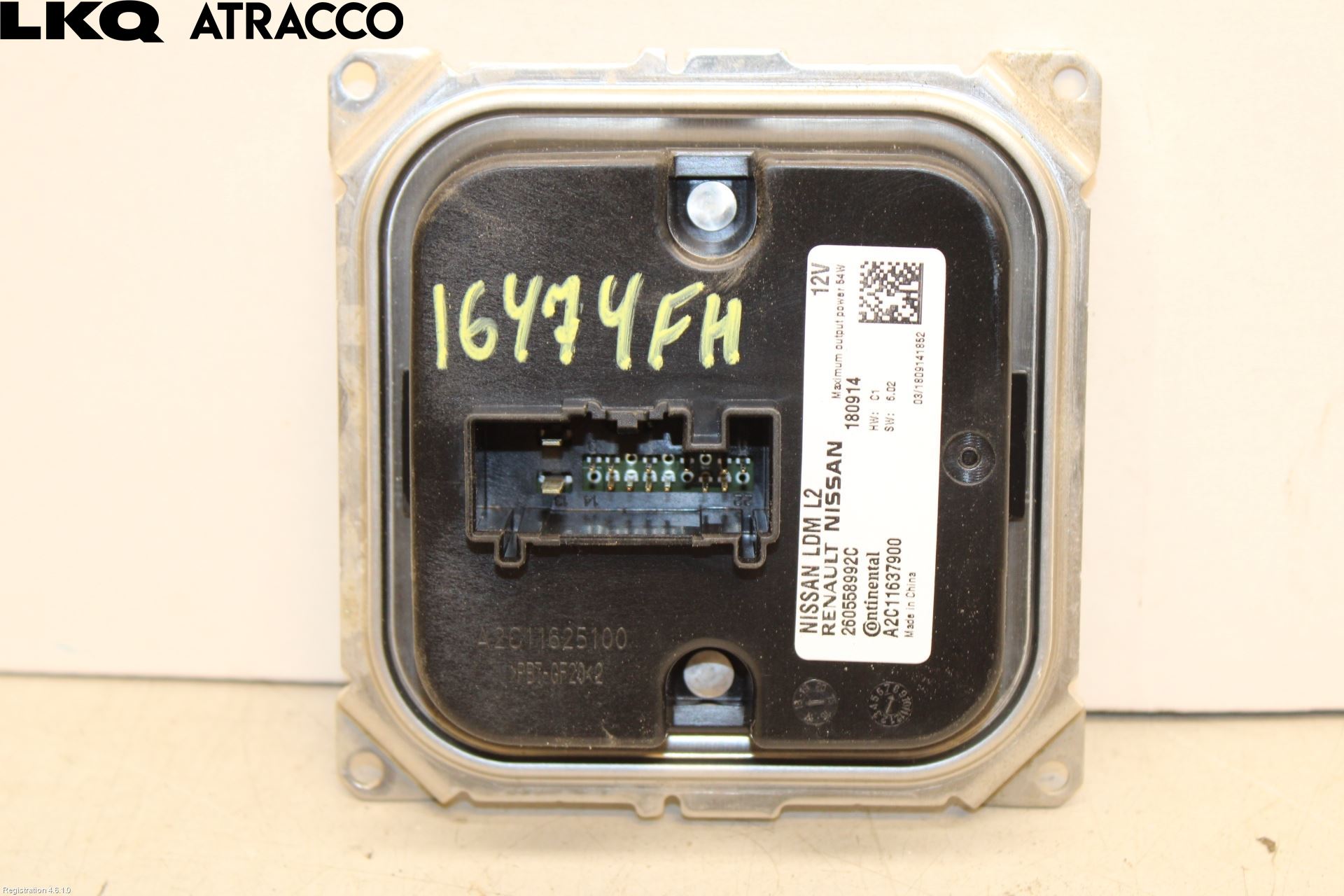 Nissan LEAF 18- Styreenhet Xenon