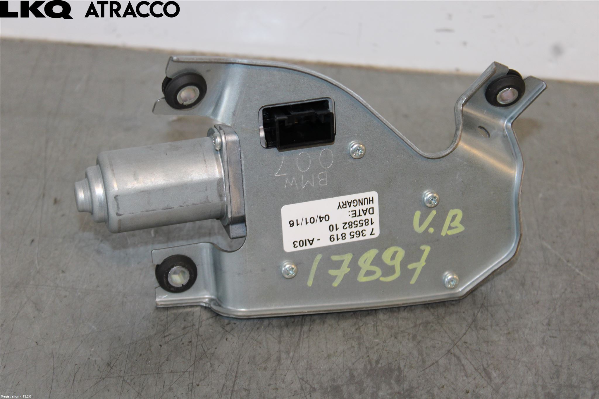 Mini CLUBMAN R55 06-14 Viskermotor Bakluke