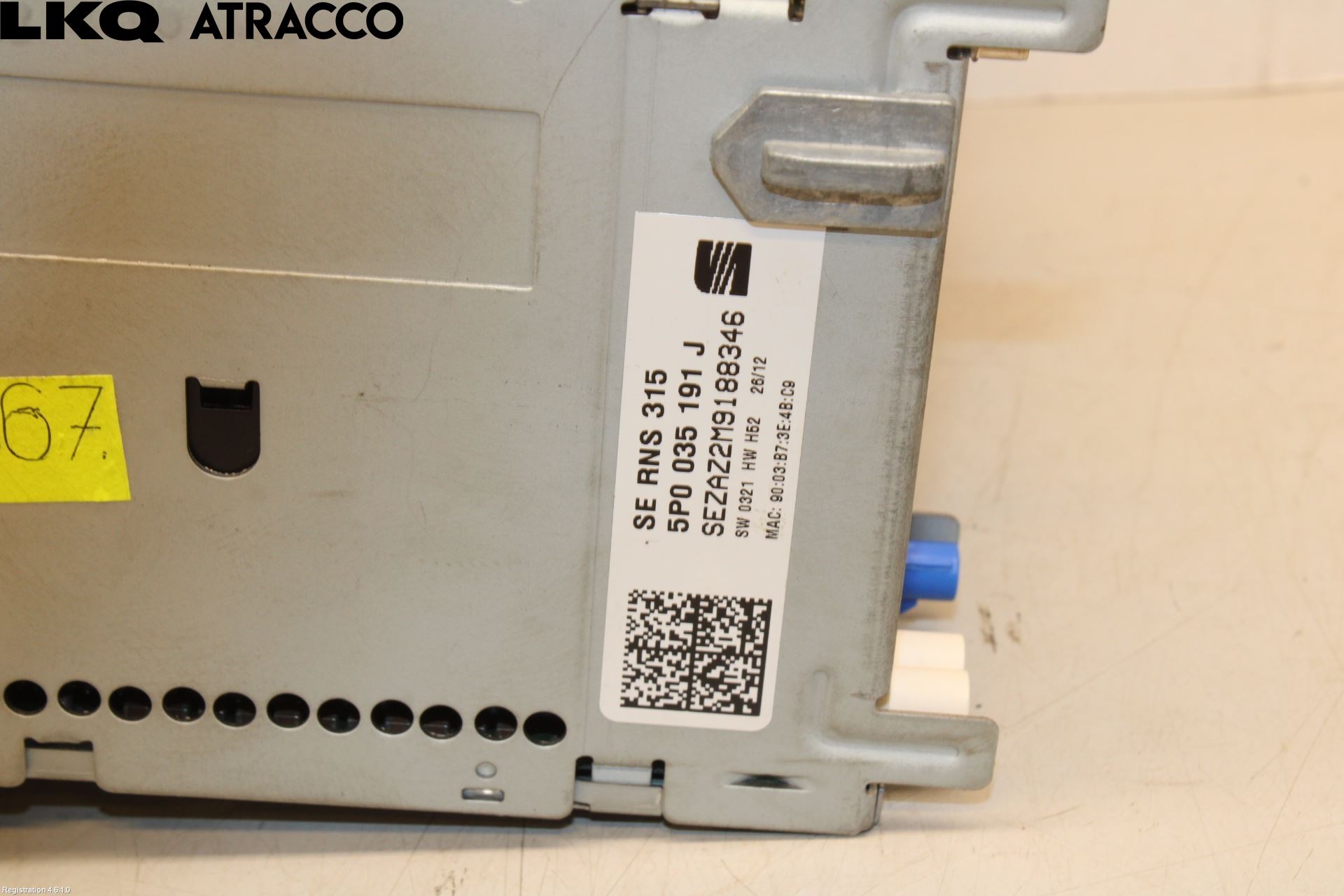 Volkswagen VW GOLF VI 09-13 Stereo Radio Med Cd