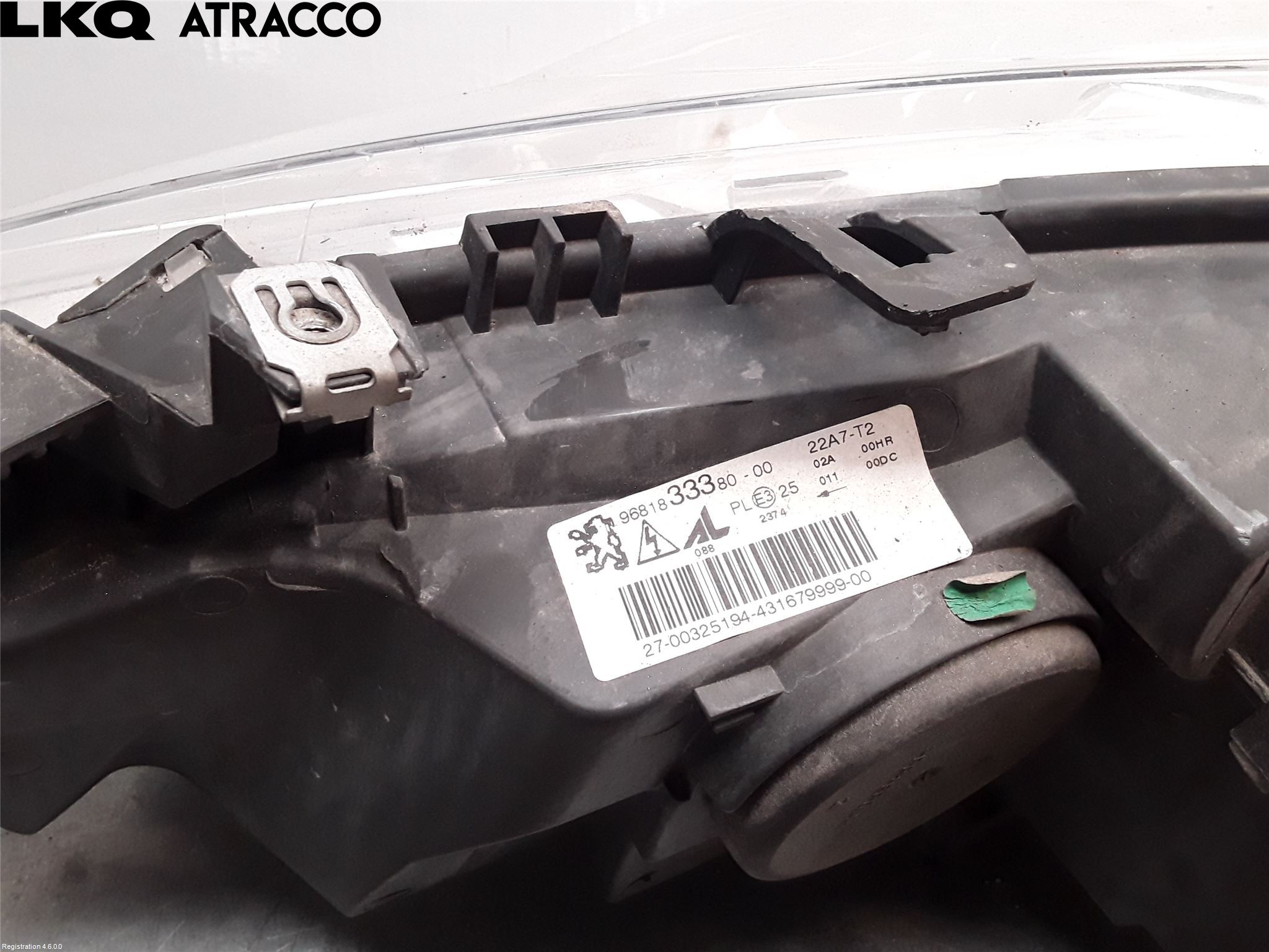 Peugeot 307     05-08 Frontlykt Høyre