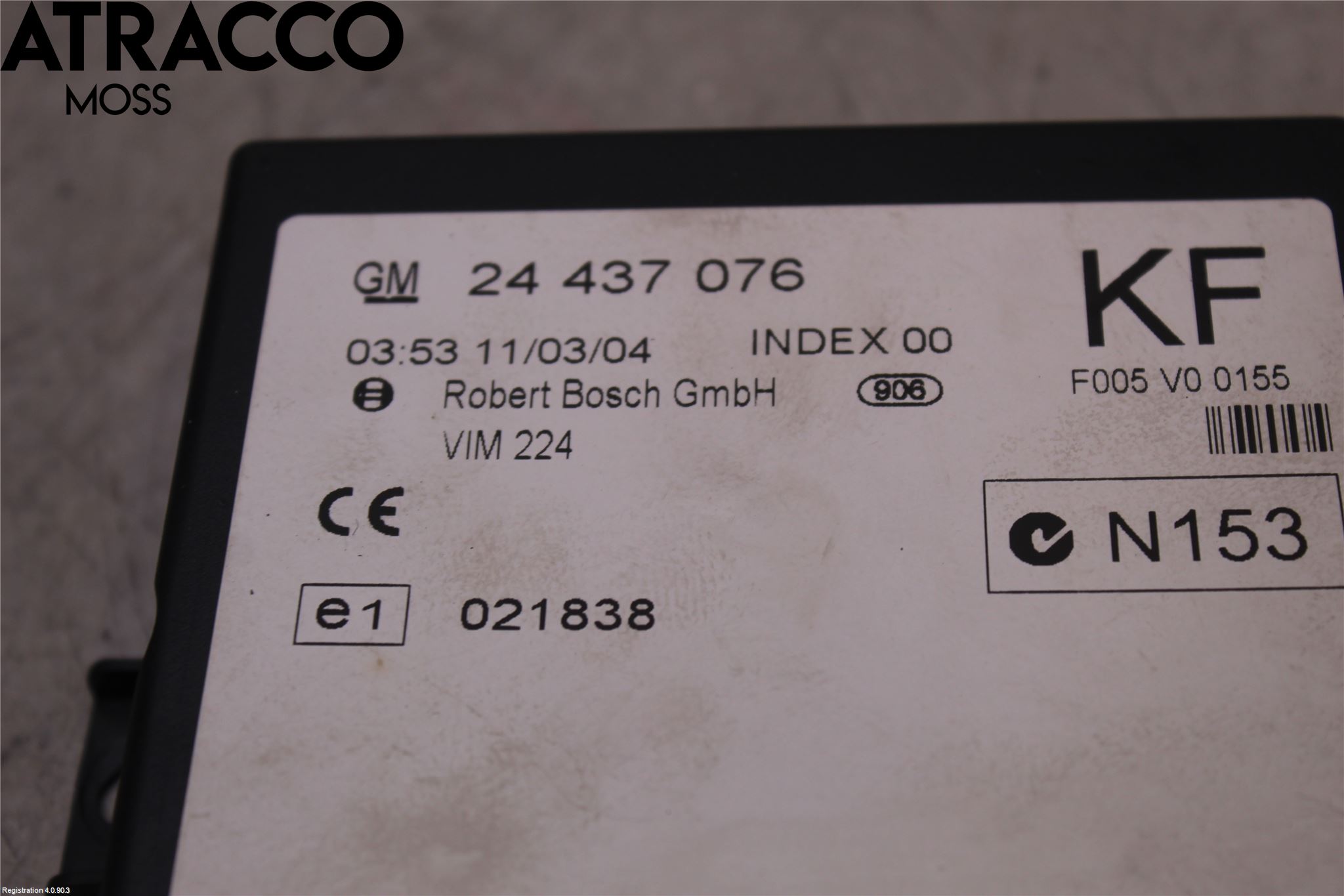 Opel ZAFIRA A 99-05 Styreenhet Øvrig