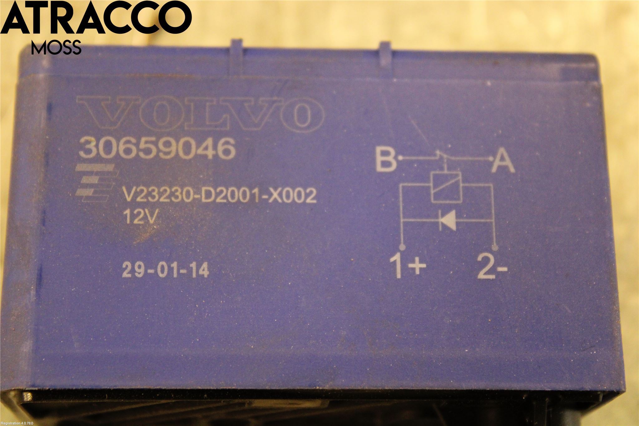 Volvo V40 12-19 Rele Øvrig