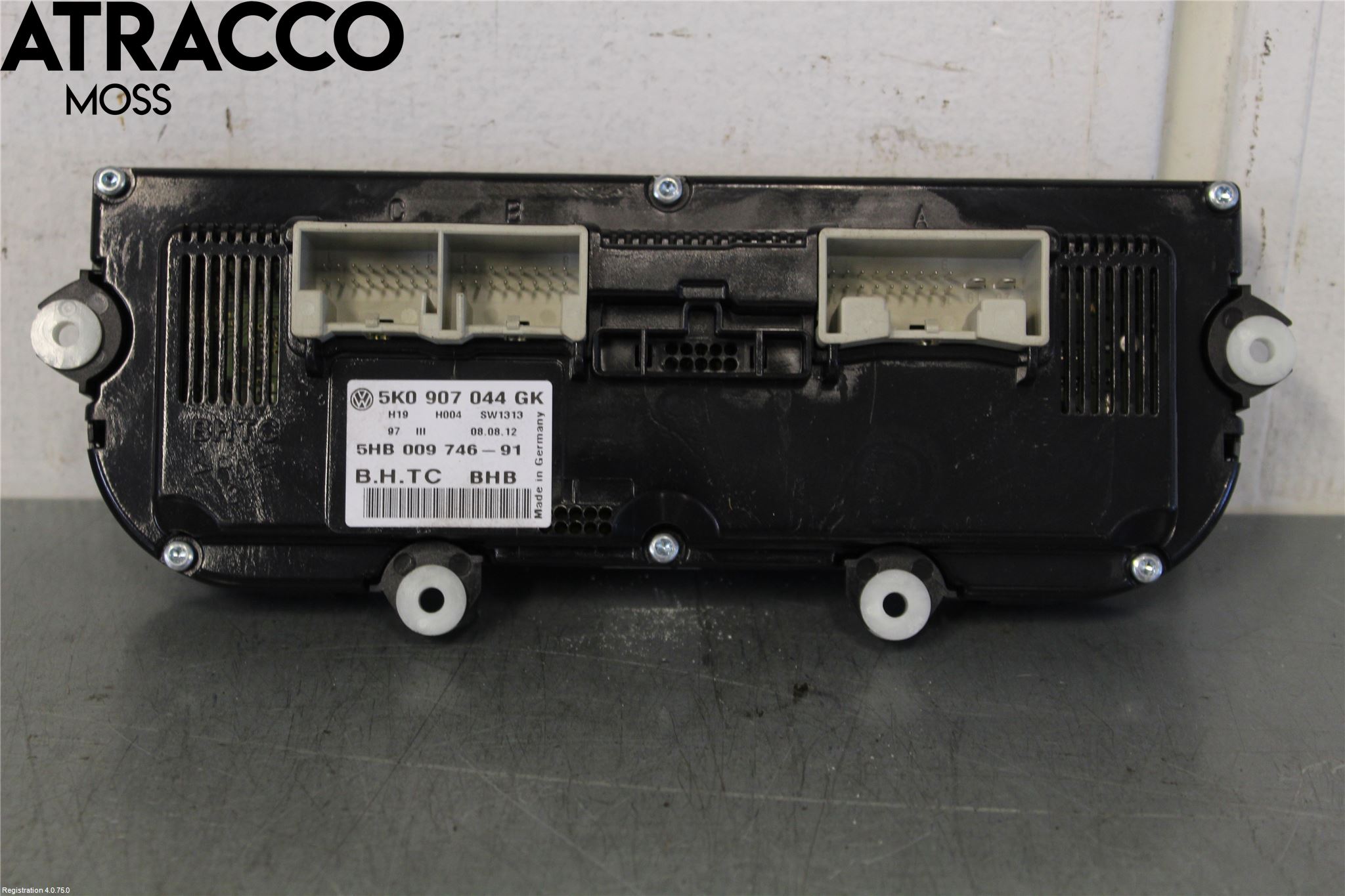 Volkswagen VW GOLF VI 09-13 Varme Ac Betjening-Display