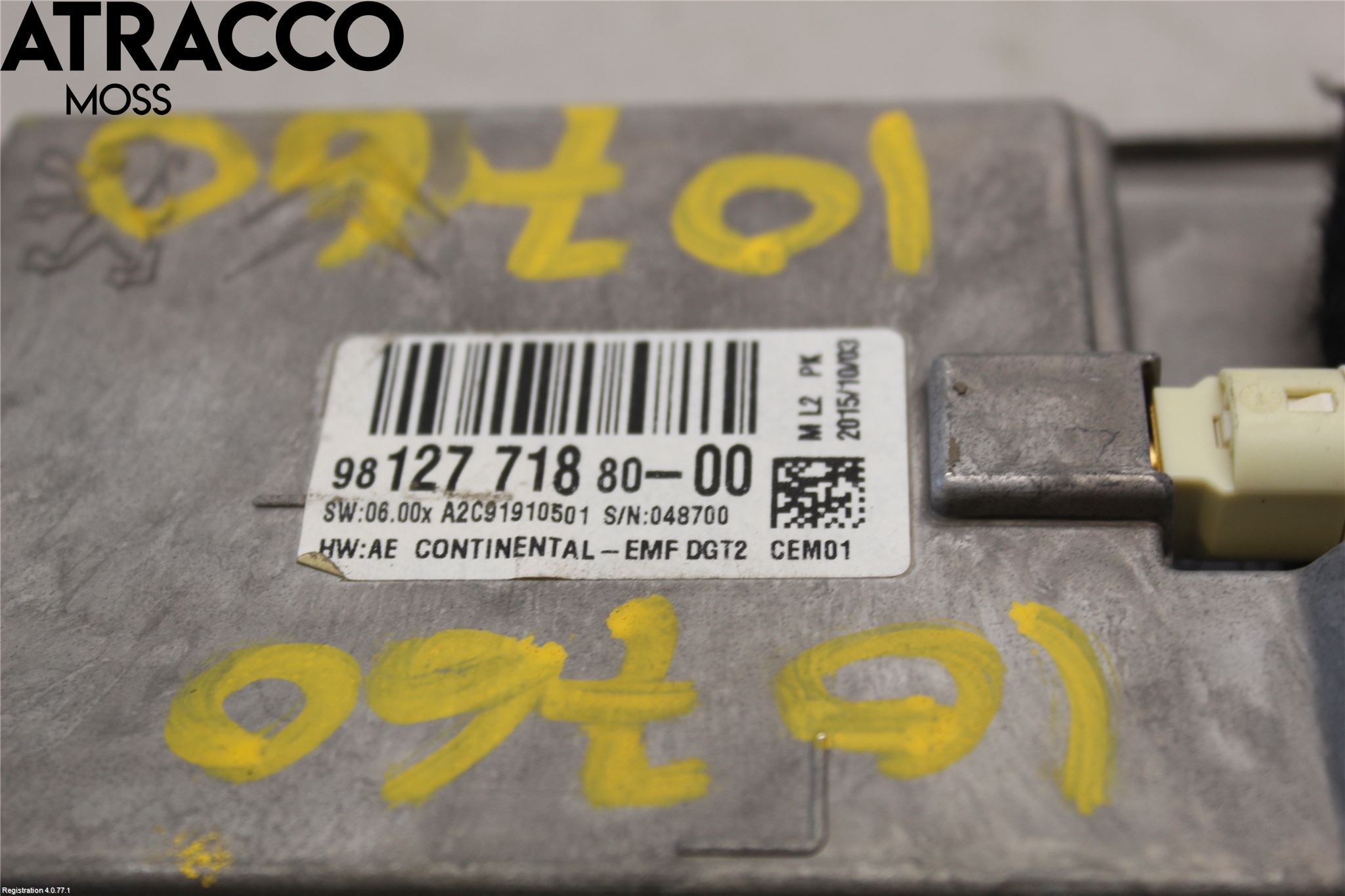 Peugeot 508 11-18 Inns Dyse Forkopling-Motstand