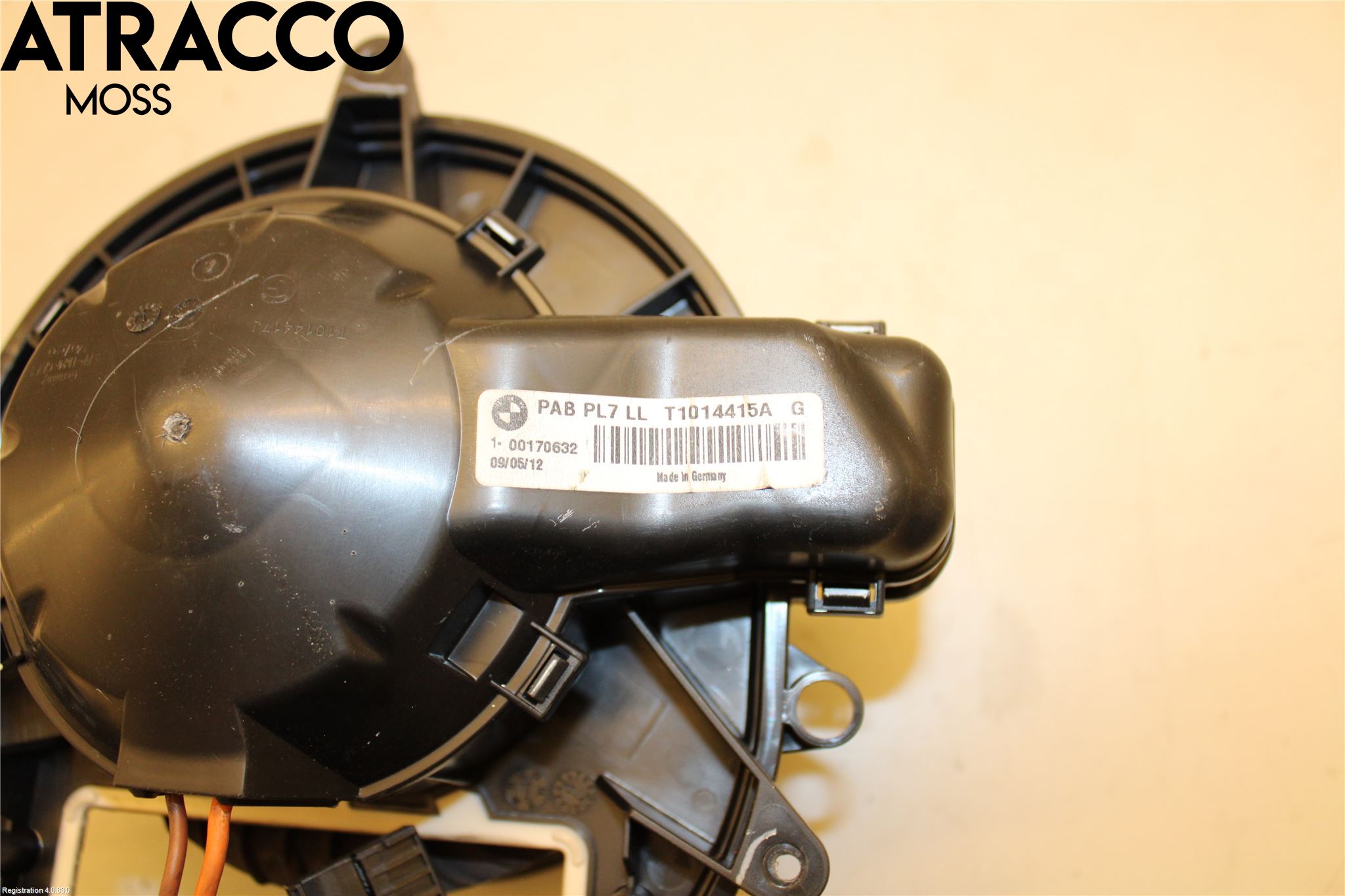 BMW 3 F30/F31/F80 12-19 Varme Ac Varmeapparatvifte