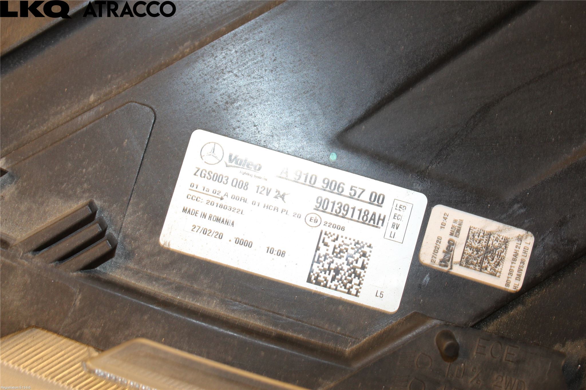 Mercedes-Benz MB SPRINTER (W907/W910) 19- Frontlykt Venstre