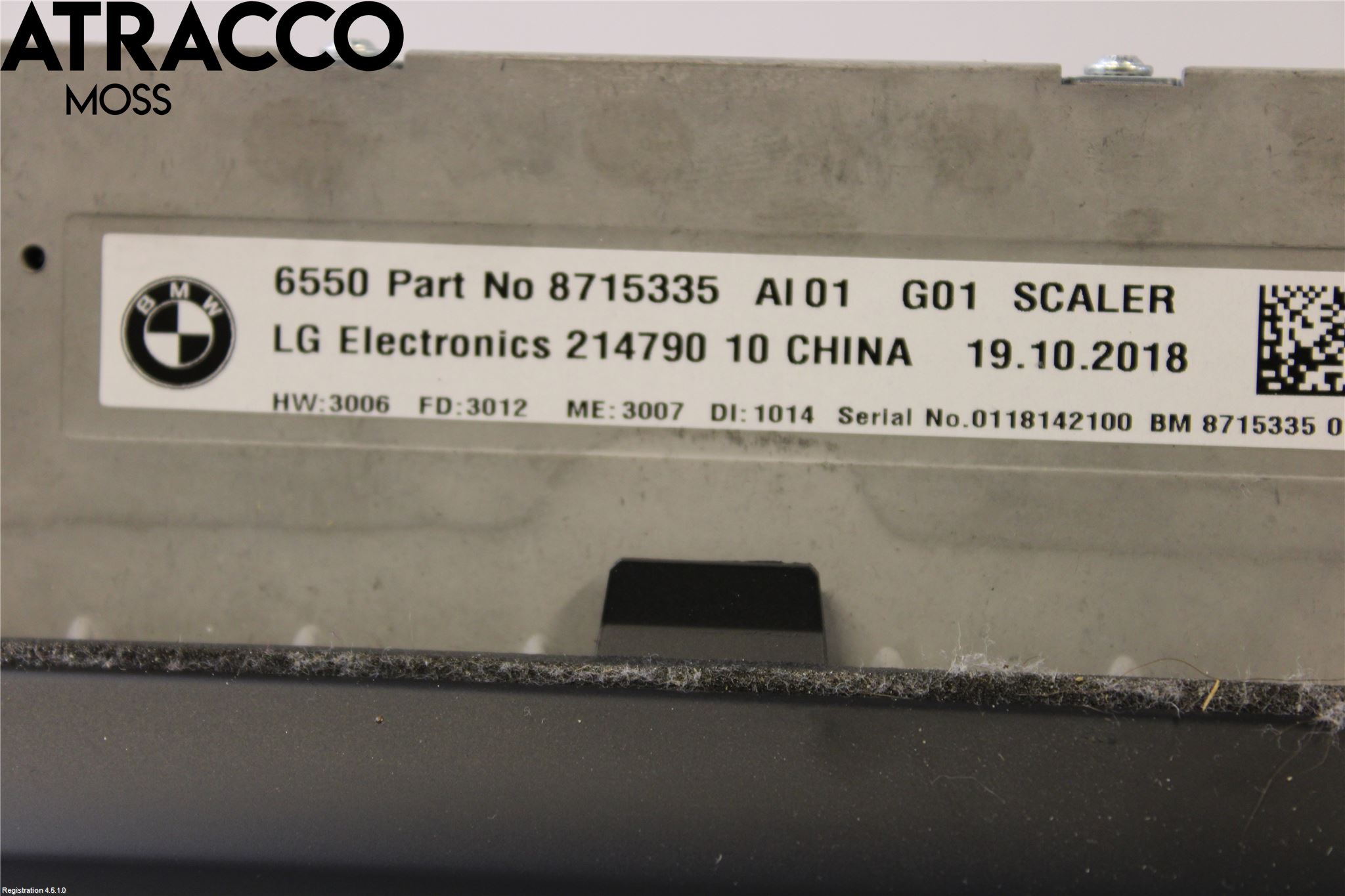 BMW X3 G01 18- Instr Skjerm Dvd-Gps-Ac-Tlf