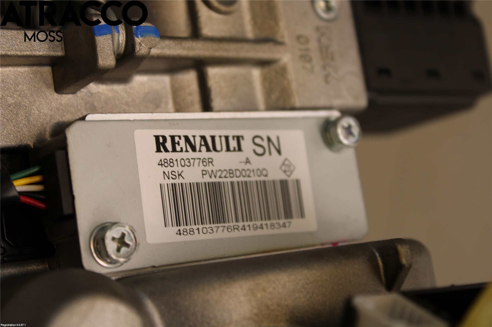 Renault ZOE/E-TECH 13- Rattakselaggregat Innebygd Servo