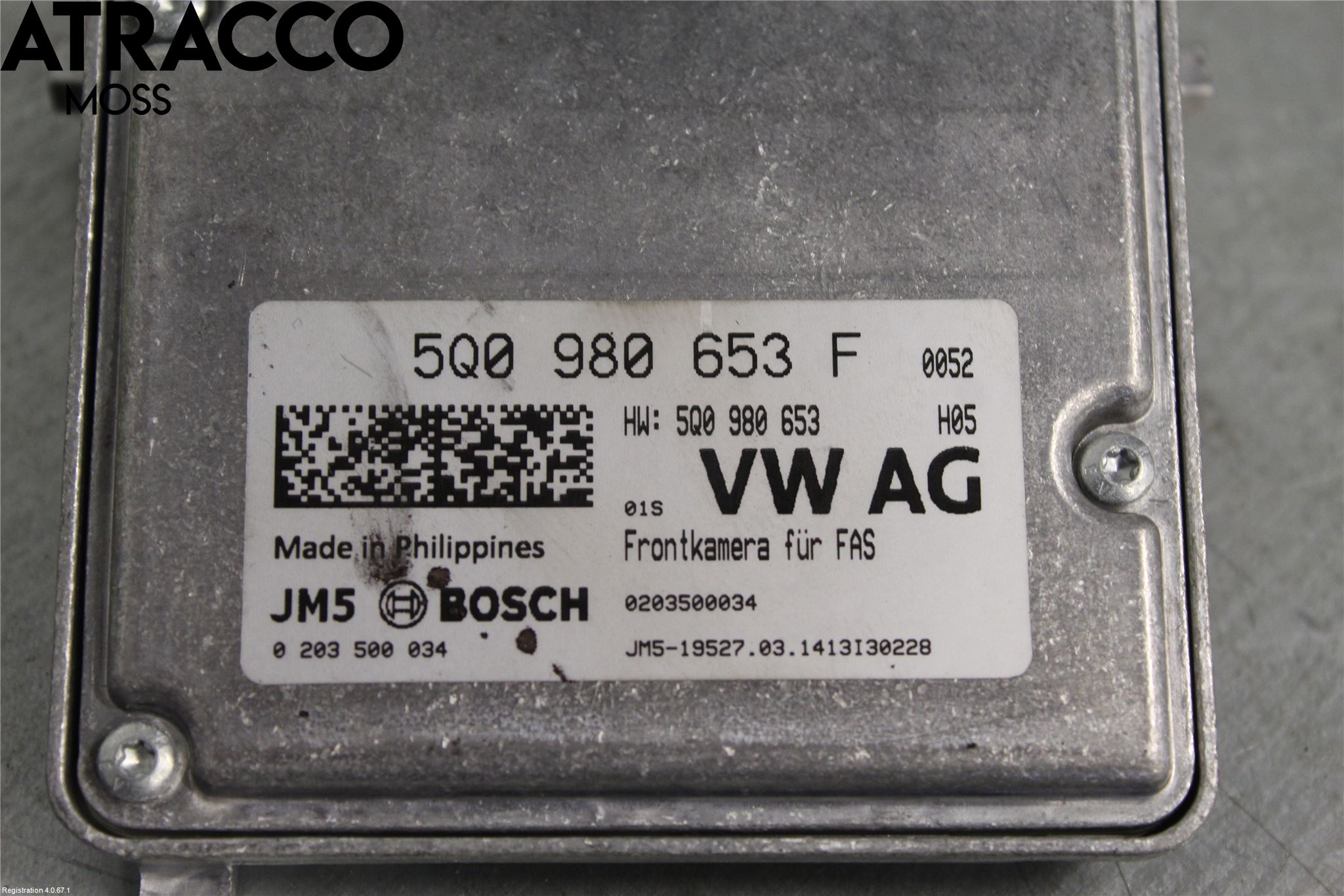 Volkswagen VW GOLF / E-GOLF VII 13-20 Parkeringshjelp Kamera