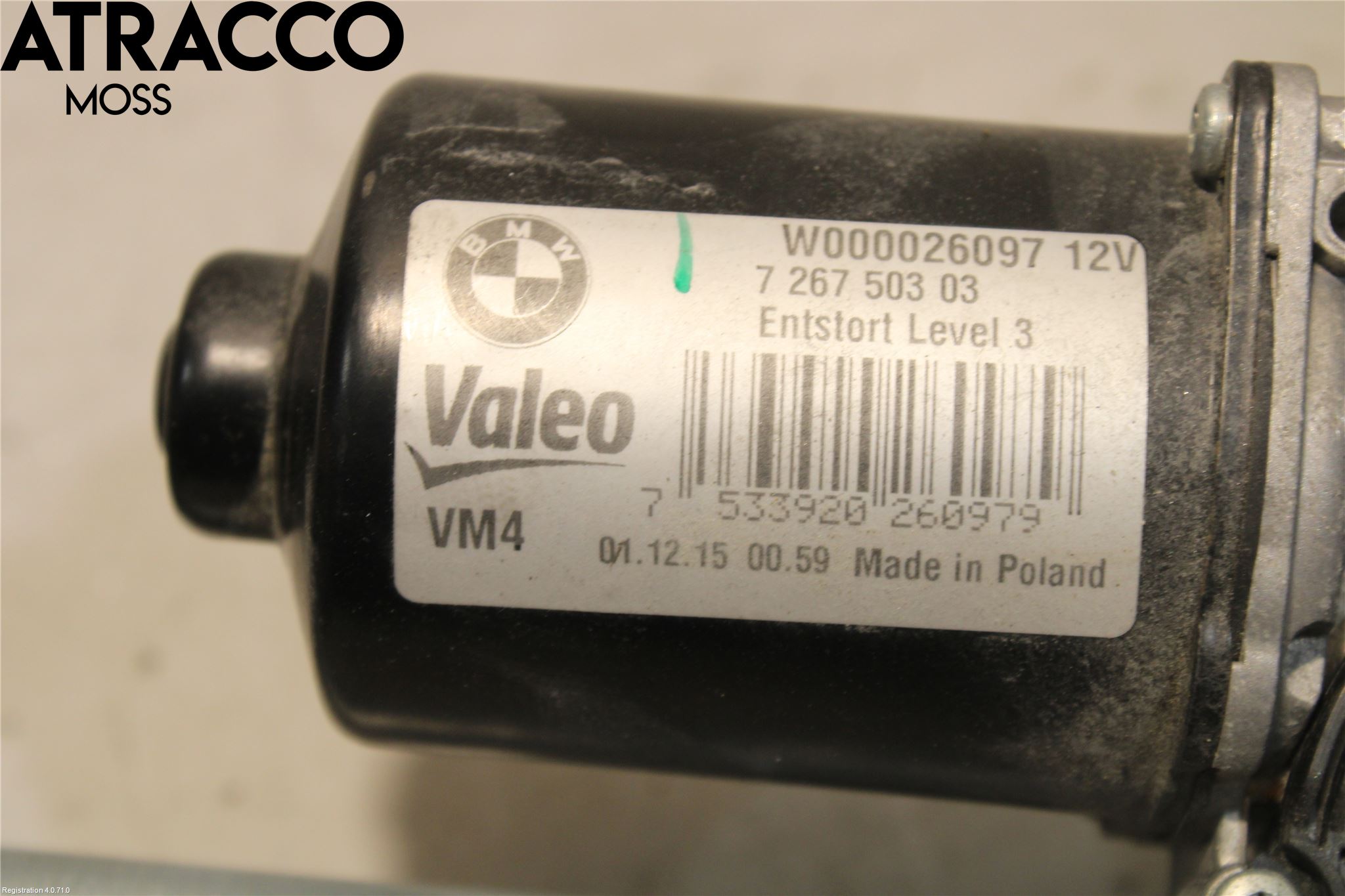 BMW 3 F30/F31/F80 12-19 Viskermotor Frontrute