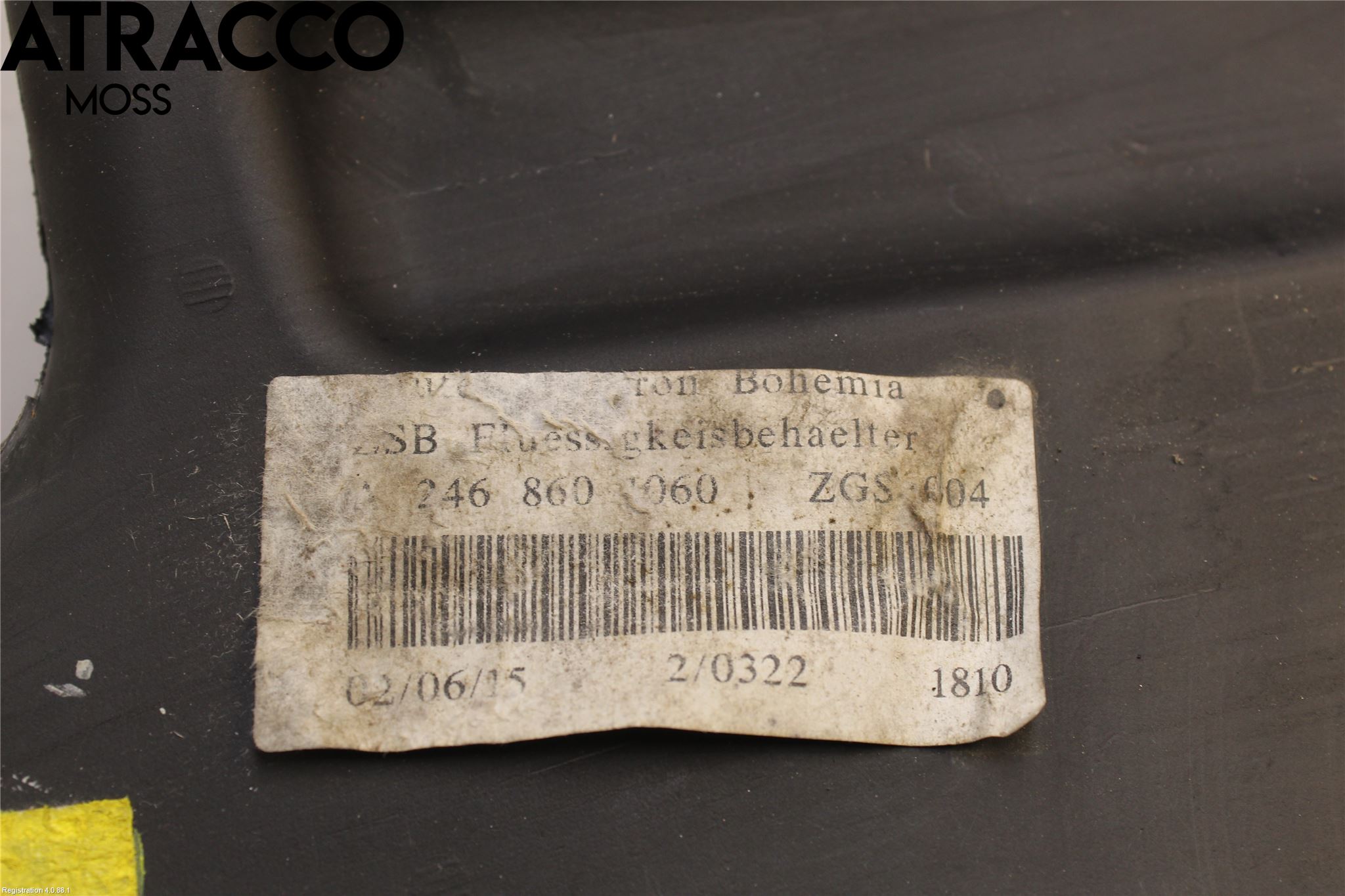 Mercedes-Benz MB B-KLASS (W246/W242) 12-19 Spylerbeholder Frontrute