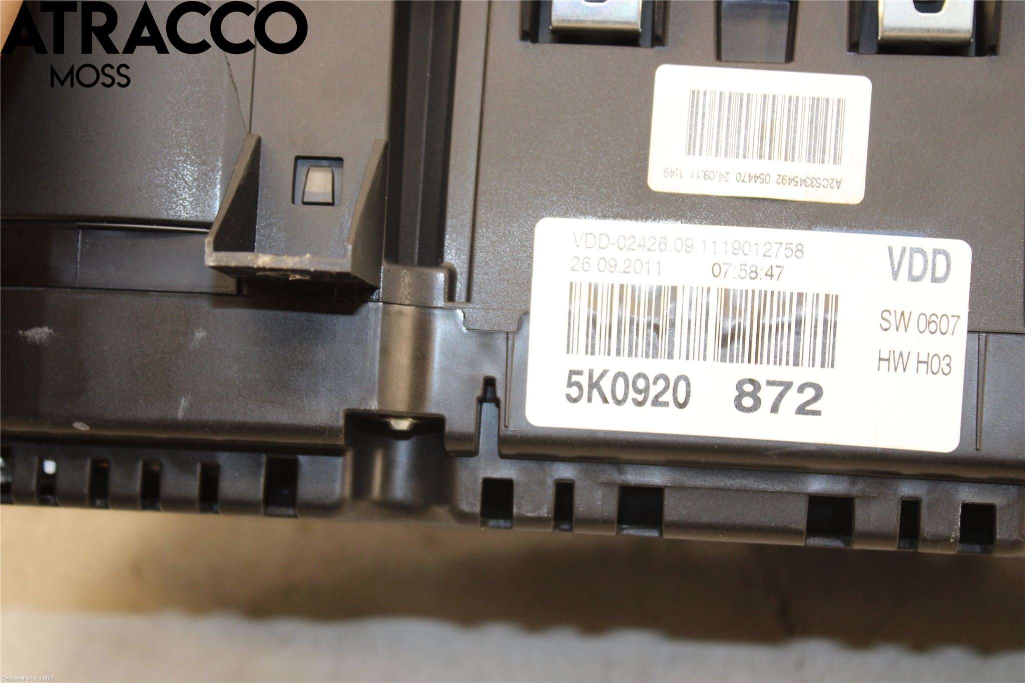 Volkswagen VW GOLF VI 09-13 Instr Kombinert