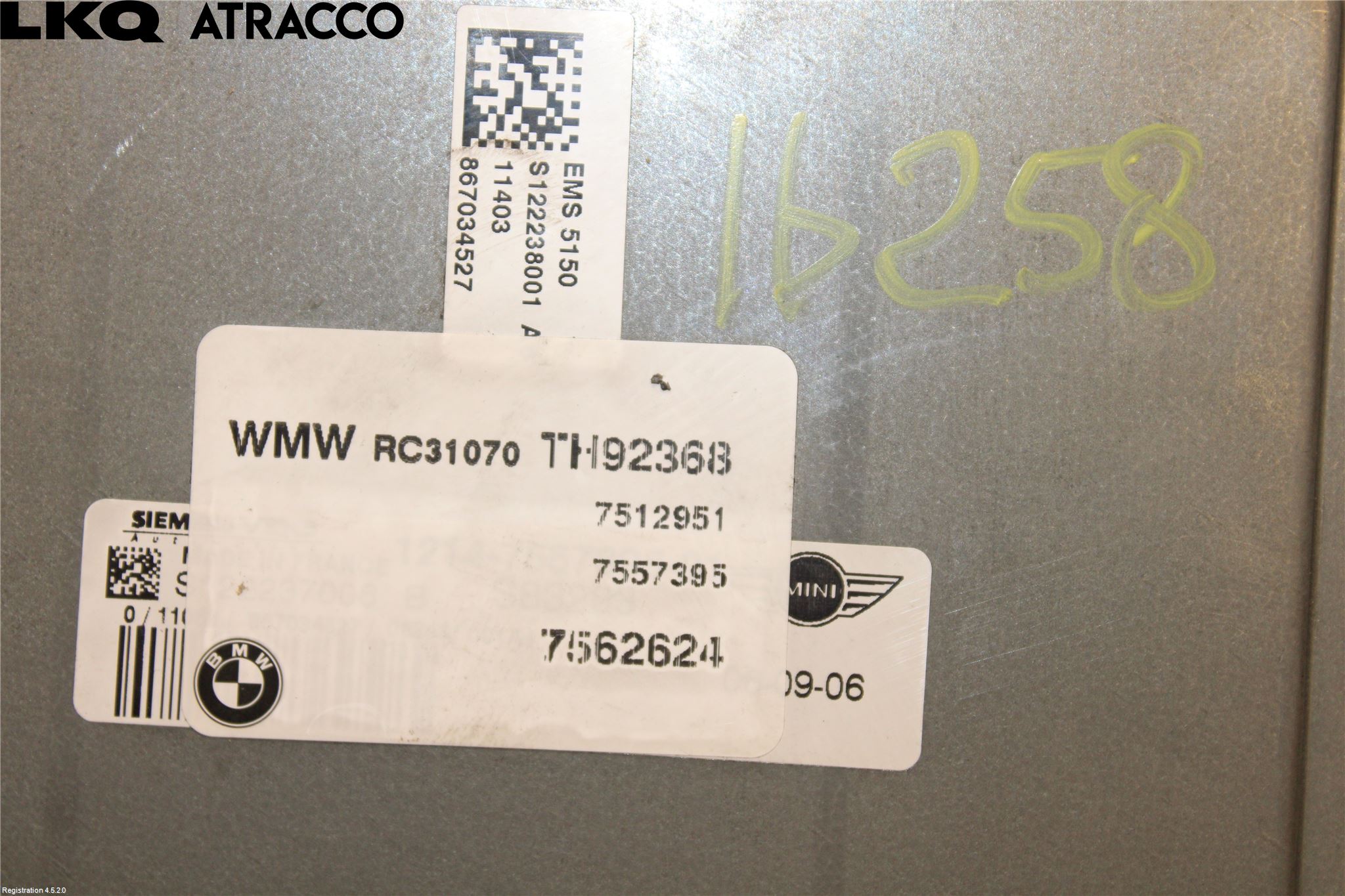 Mini COUPE R50/53 01-06 Styreenhet Innsprøytning