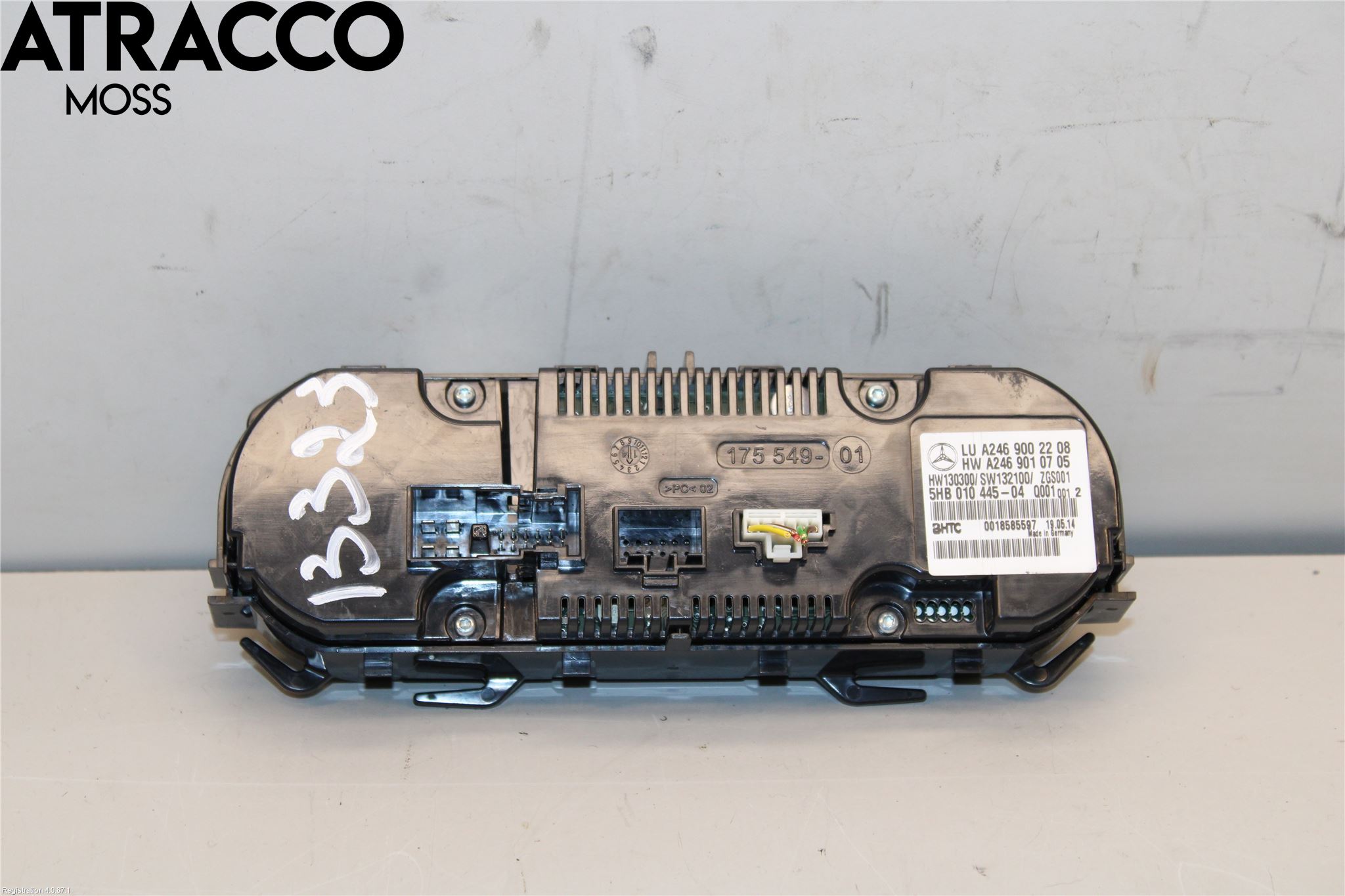 Mercedes-Benz MB A-KLASS (W176) 13-18 Varme Ac Betjening-Display
