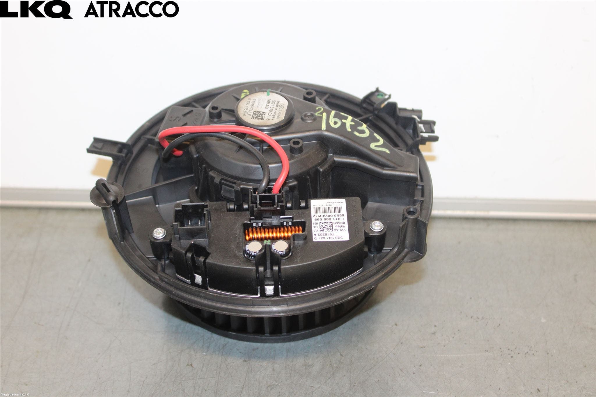 Audi A3/S3 05-13 Kjølevifte Elektrisk