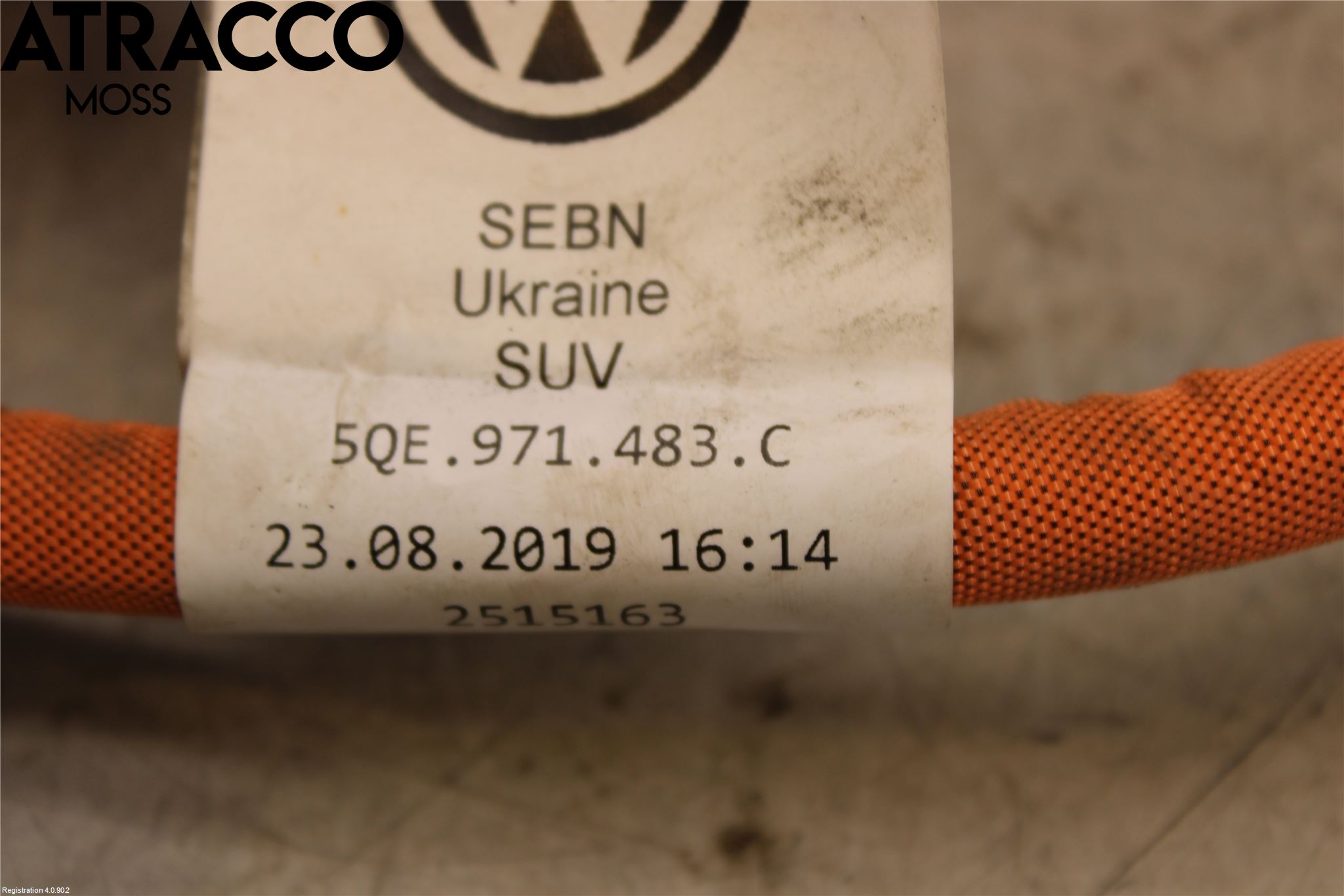 Volkswagen VW GOLF / E-GOLF VII 13-20 Kabelhärva Högspänning