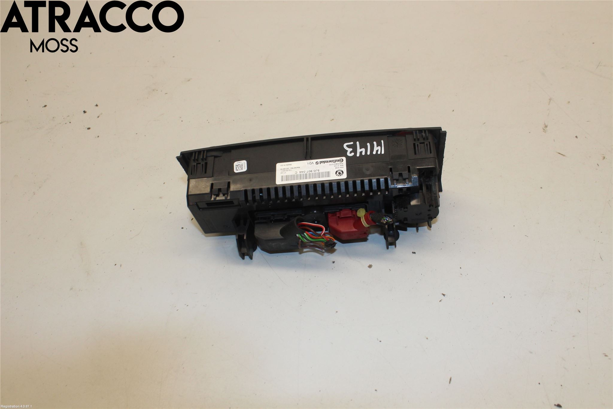 Skoda FABIA 07-14 Varme Ac Betjening-Display