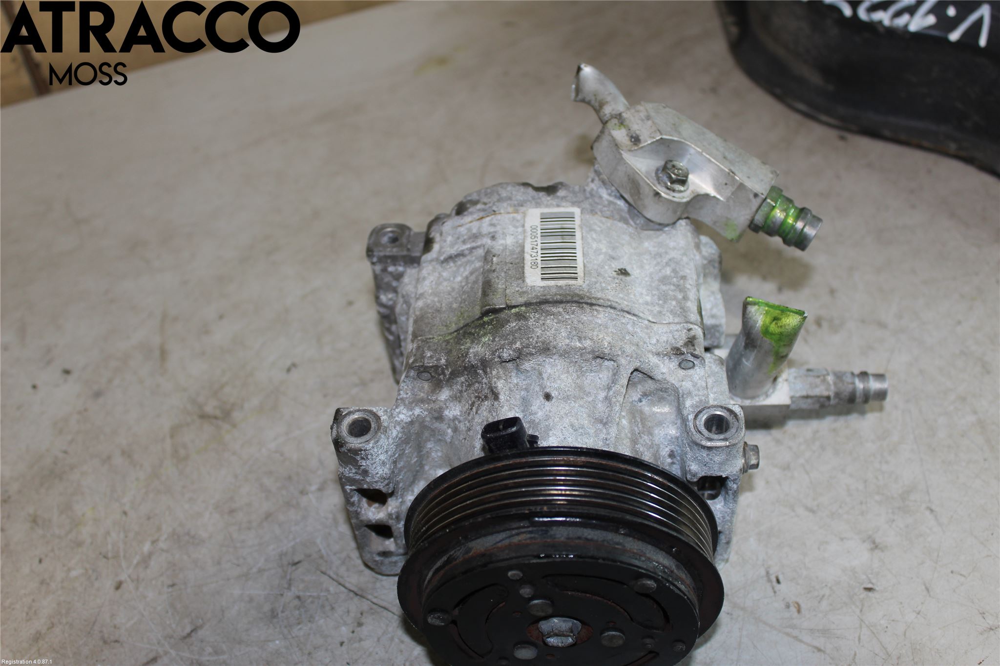 Fiat 500 07- Varme Ac Kompressor