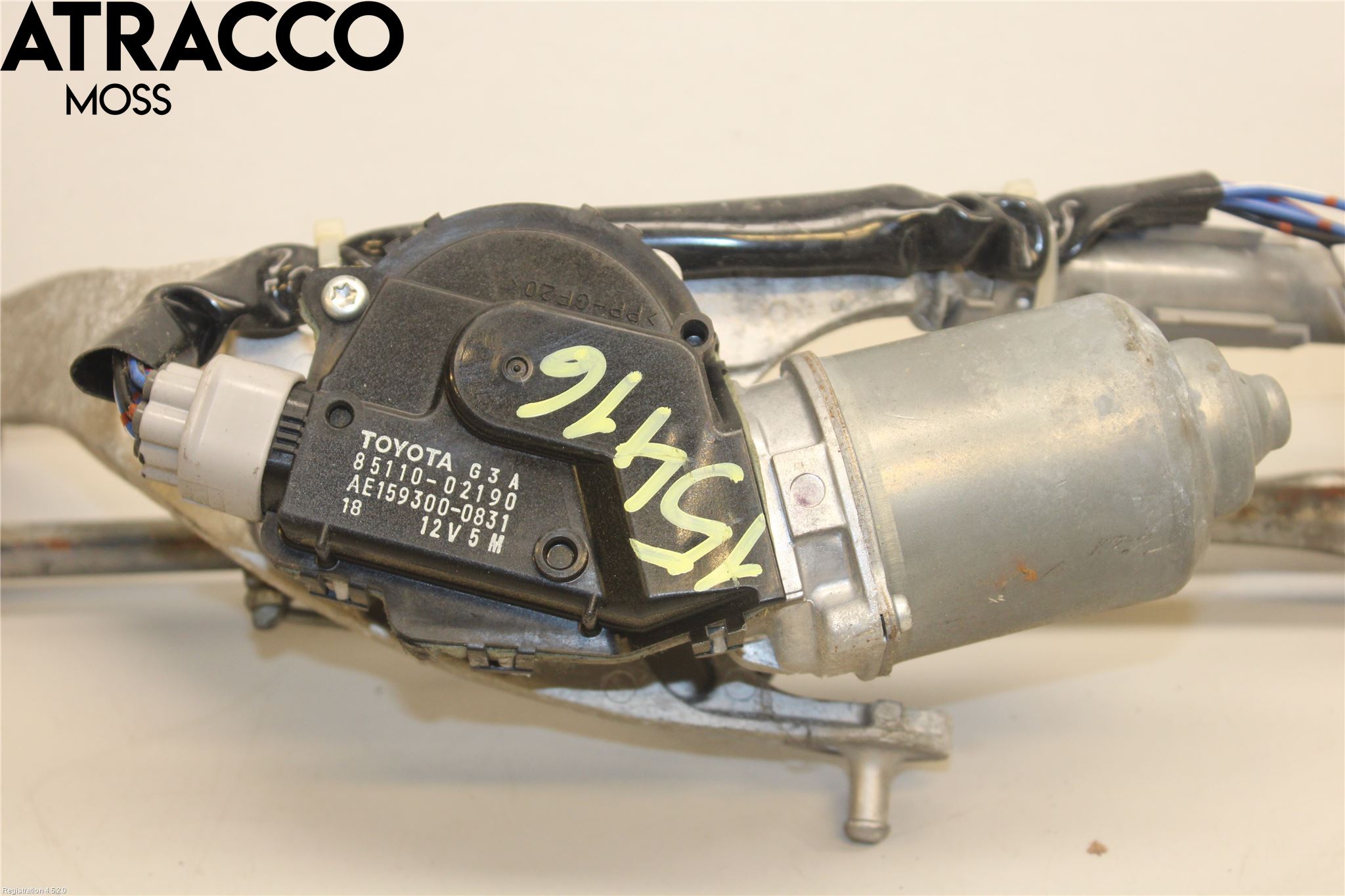 Toyota AURIS 10-12 Viskermotor Frontrute