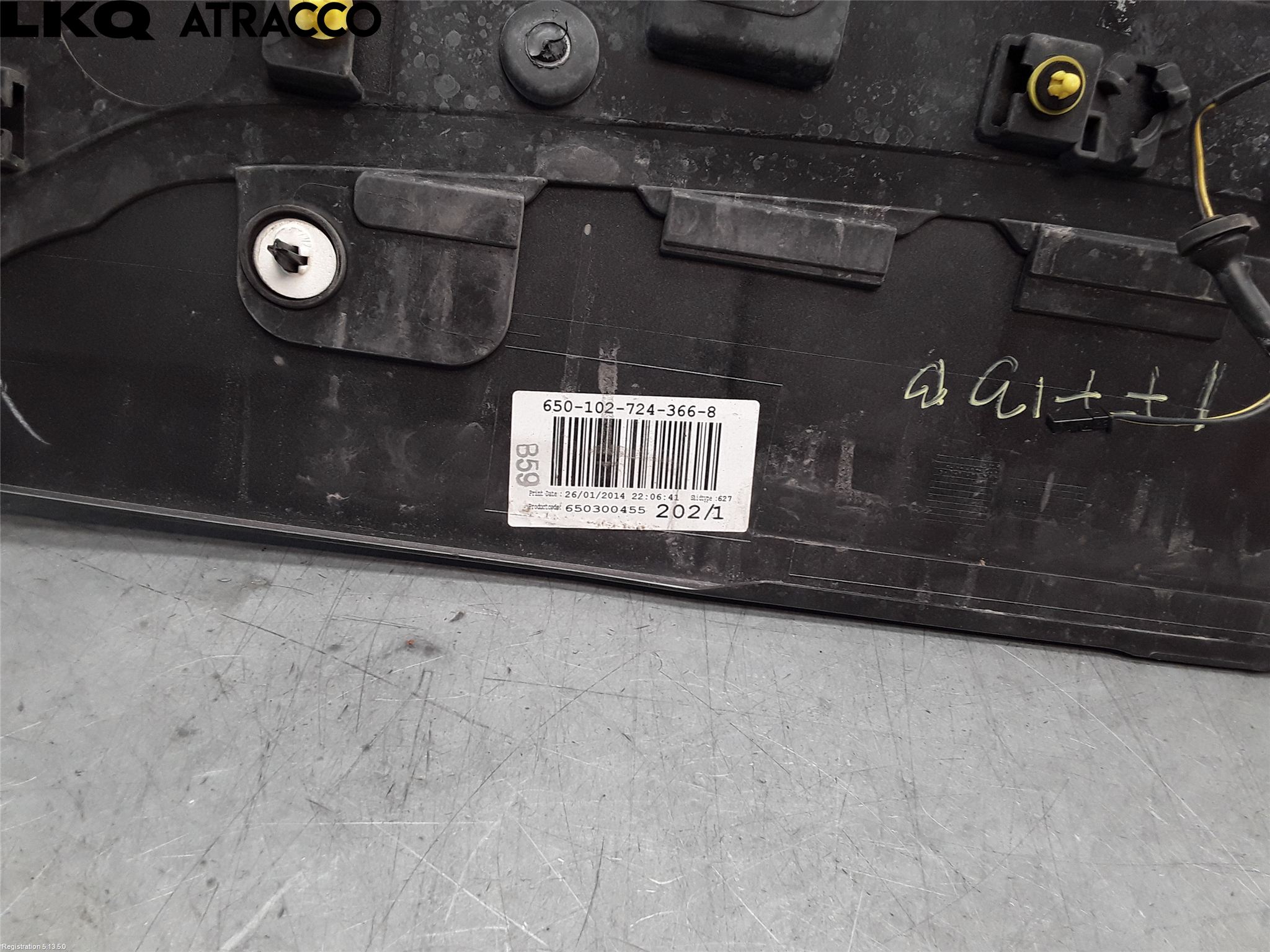 Volvo V40 12-19 Spoiler Bakluke