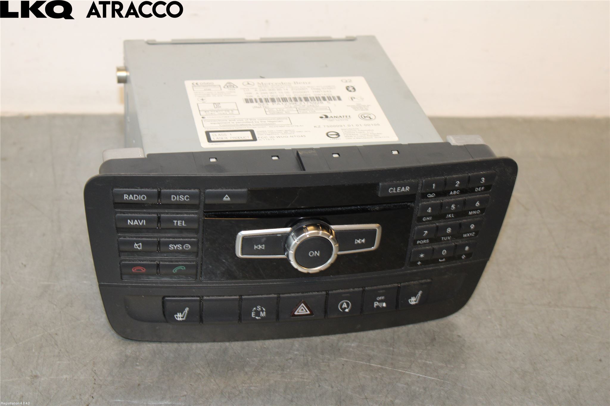 Mercedes-Benz MB A-KLASS (W176) 13-18 Stereo Radio Med Cd