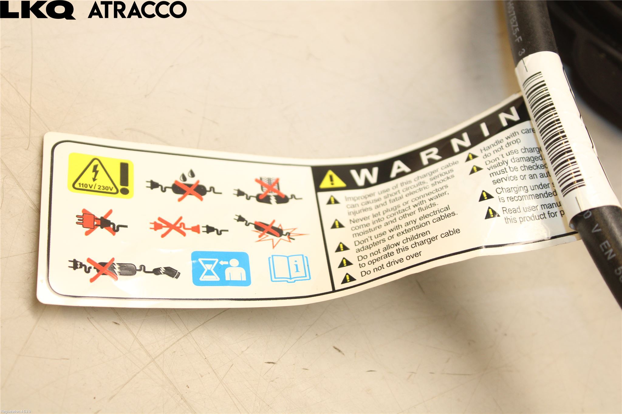 Jaguar I-PACE 18- Laddkabel Elbil