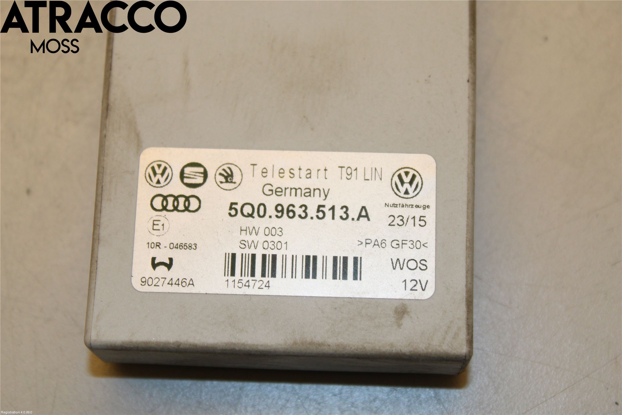 Volkswagen VW PASSAT 15-19 Styreenhet Øvrig