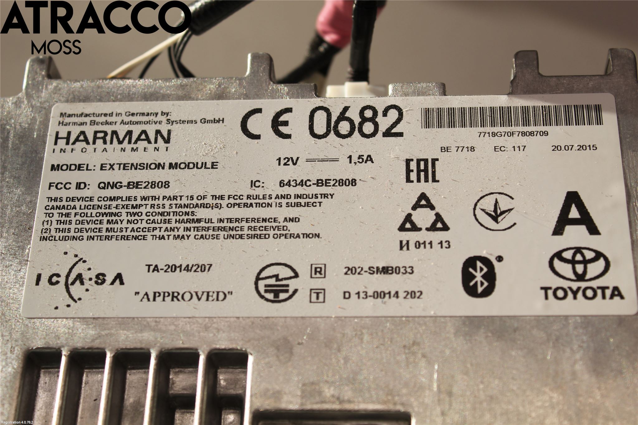 Toyota AURIS 13-19 Stereo Radio Med Cd