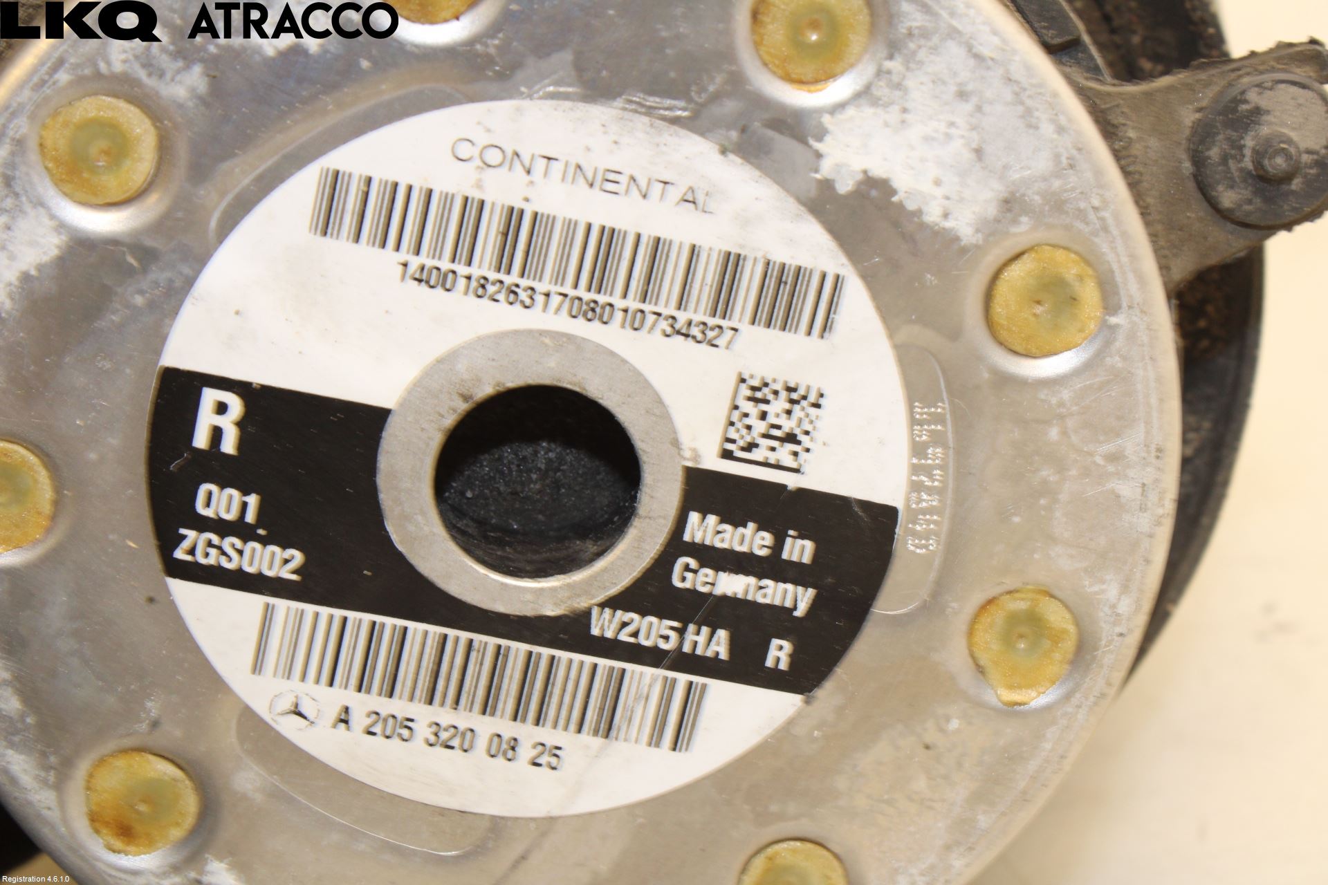 Mercedes-Benz MB C-KLASS (W205) 14-21 Nivåreg Belg - Luftpute