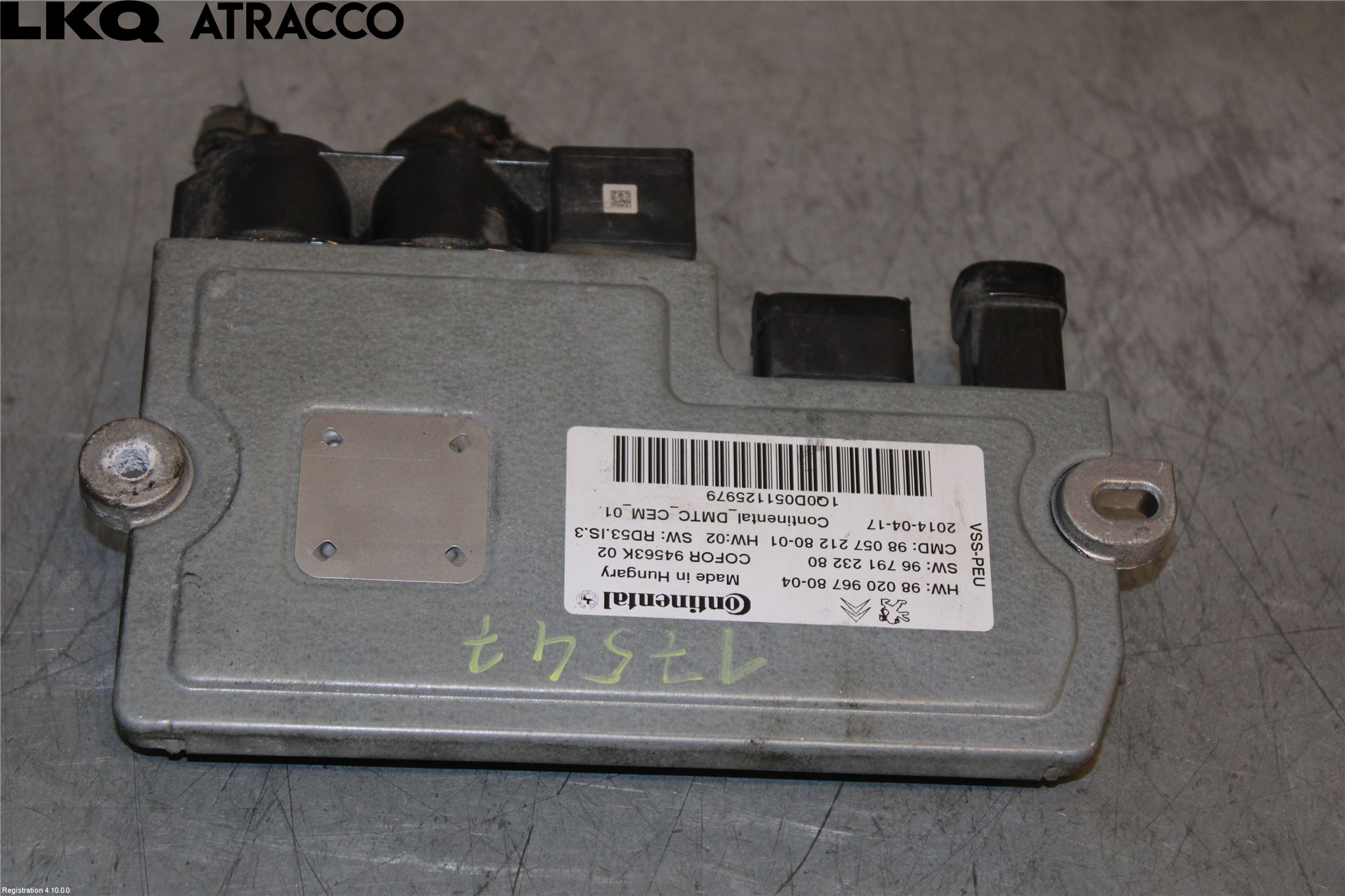 Citroen C4 GRAND PICASSO 14-18 Styreenhet Tenning