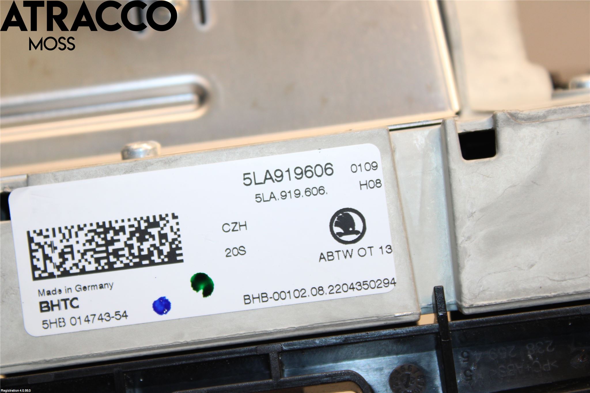 Skoda ENYAQ iV 21- Multifunktionsdisplay