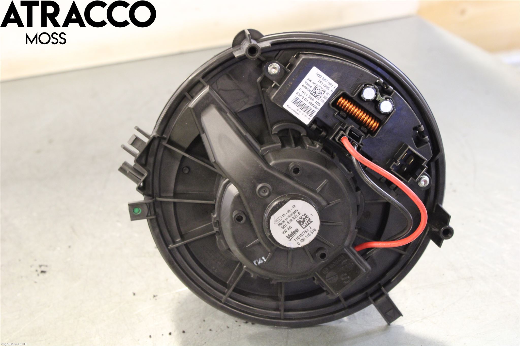 Volkswagen VW GOLF / E-GOLF VII 13-20 Varme Ac Varmeapparatvifte