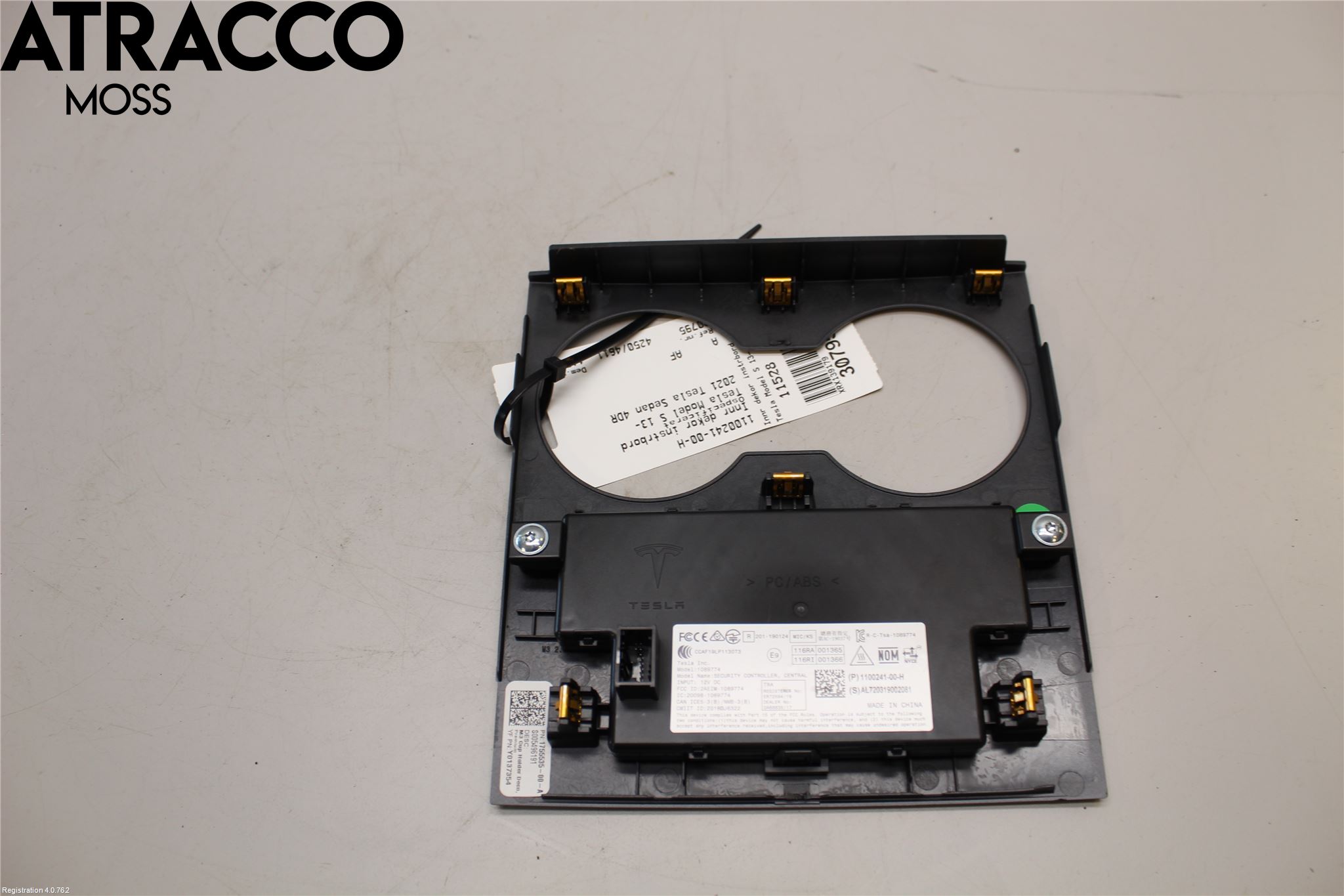 Tesla MODEL 3 17- Innr Dekor Instrbord