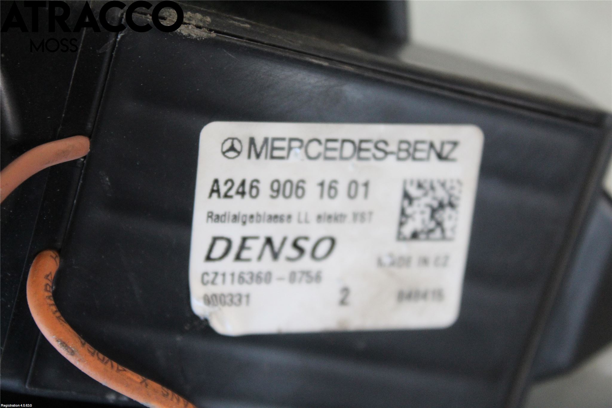 Mercedes-Benz MB B-KLASS (W246/W242) 12-19 Varme Ac Varmeapparatvifte