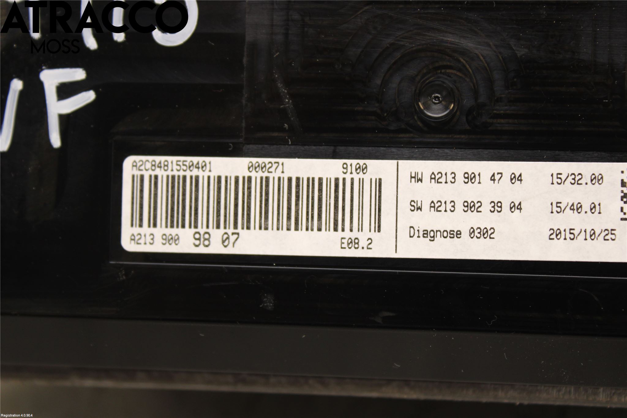 Mercedes-Benz MB E-KLASS (W213) 16-23 Instr Skjerm Dvd-Gps-Ac-Tlf