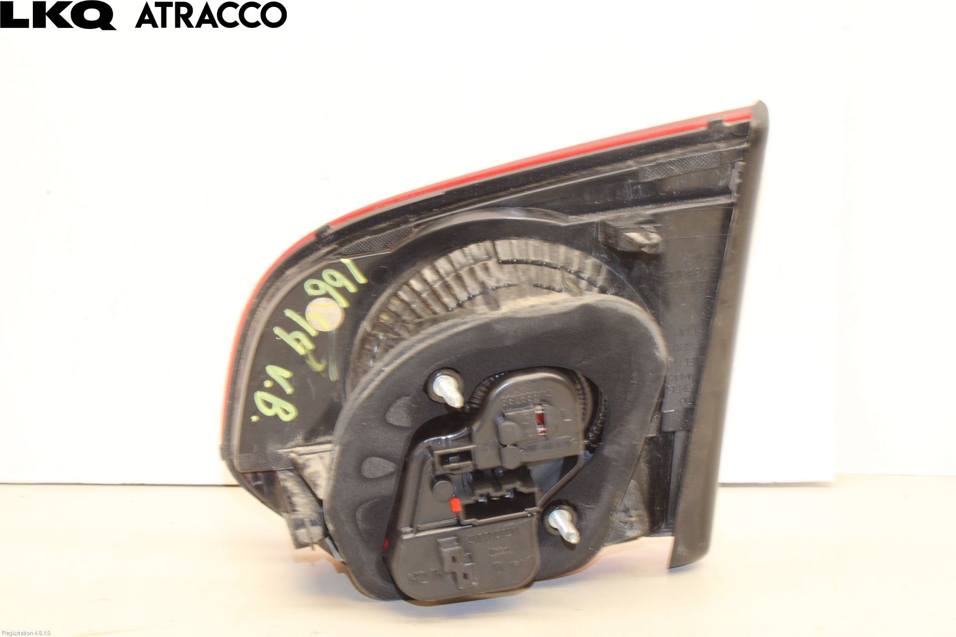 Volkswagen VW GOLF VI 09-13 Baklykt Venstre  På Luke(Indre