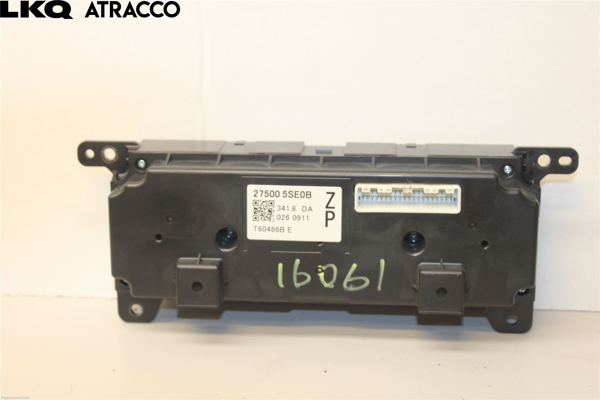 Nissan LEAF 18- Varme Ac Betjening-Display