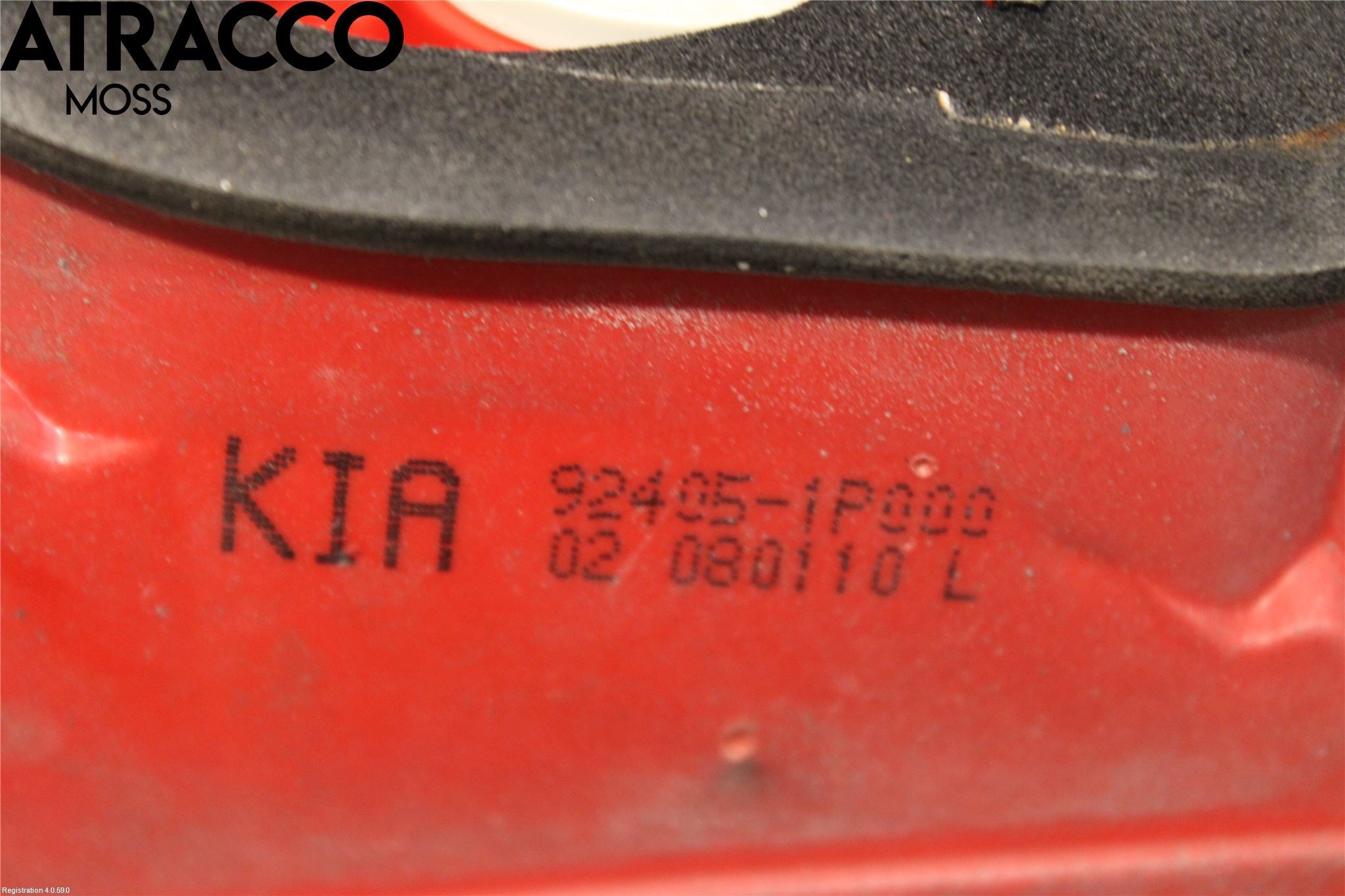 Kia VENGA 10-19 Baklykt Venstre  På Luke(Indre